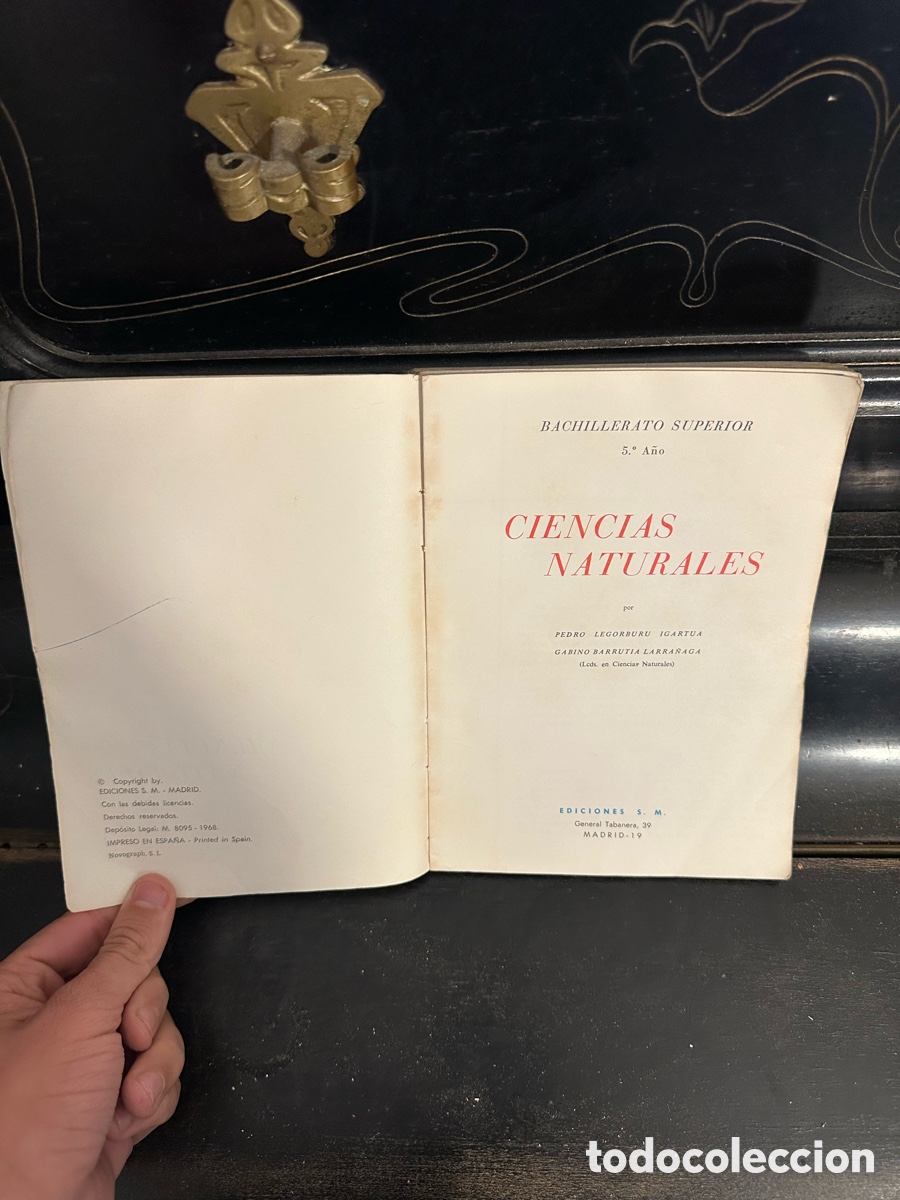 Libros de segunda mano: libro ejemplar antiguo de Ciencias Naturales - Foto 4