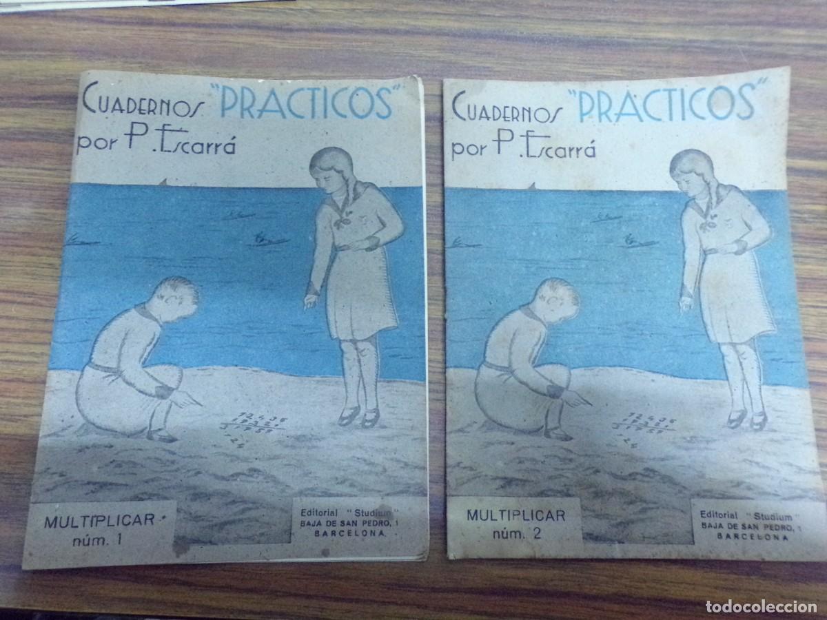 Libros de segunda mano: ESTAMOS LIQUIDANDO. cuadernos practicos por P. escarra. multiplicar n&uacute;m 1 y 2. ed. studium. sin usar