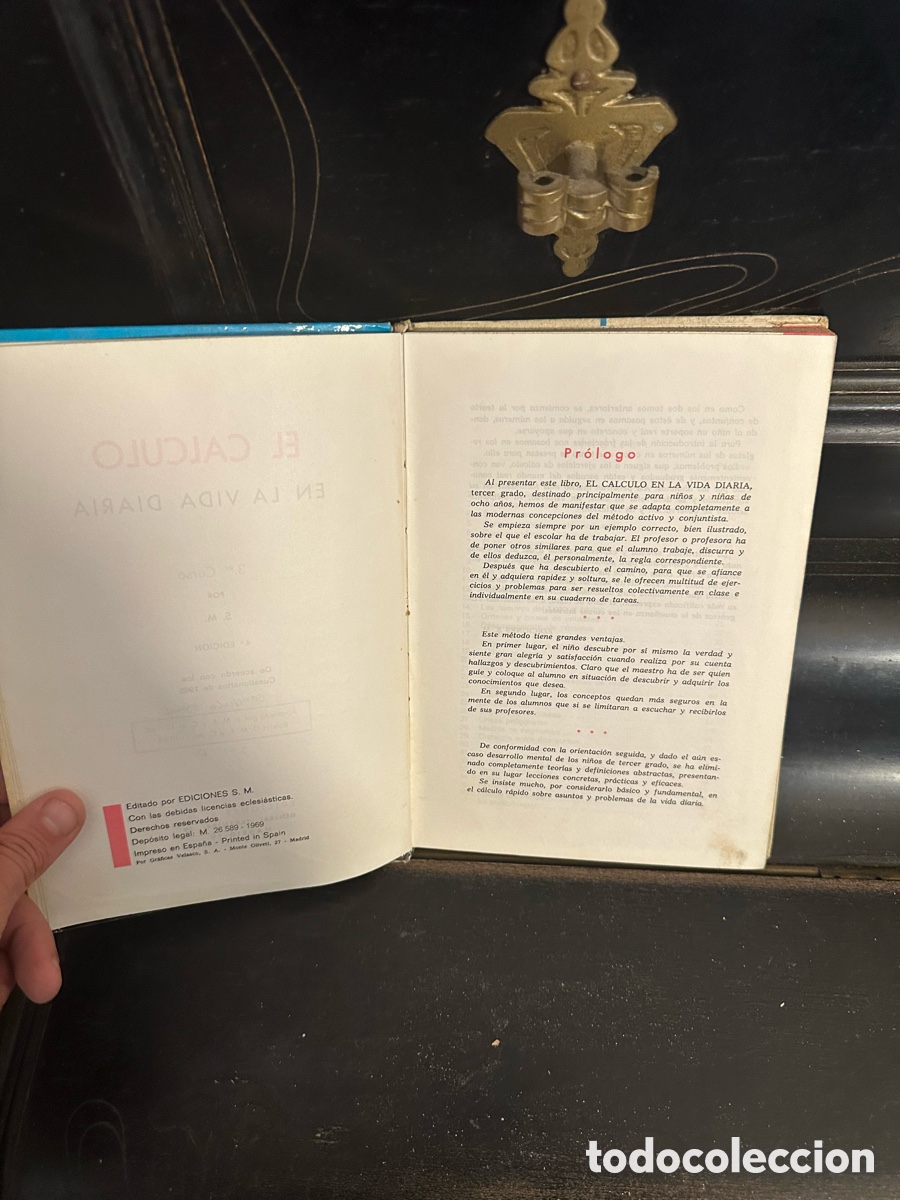 Libros de segunda mano: ejemplar de &rdquo;El c&aacute;lculo en la vida diaria&rdquo;, - Foto 2