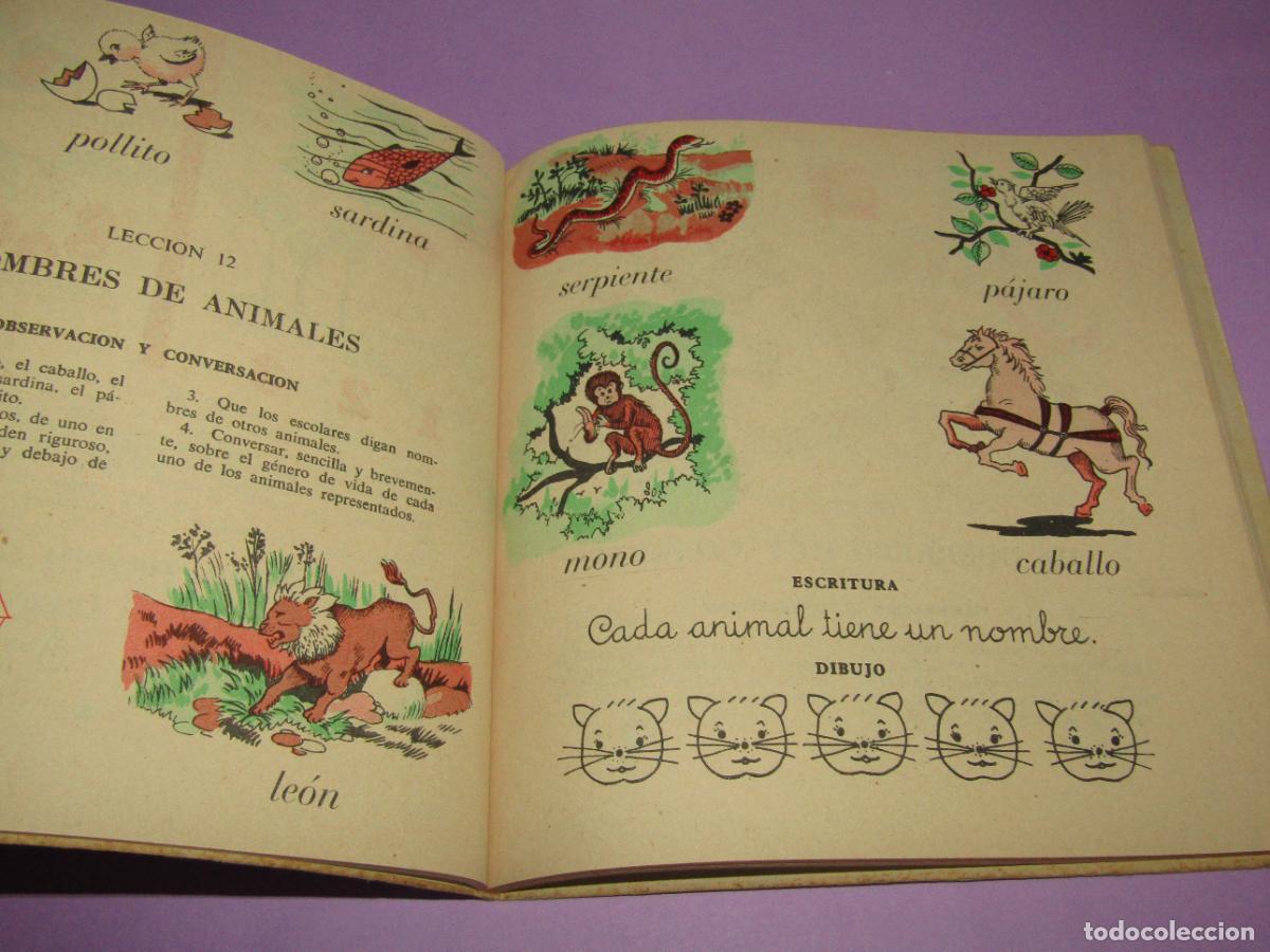 Libros de segunda mano: Antiguo Libro de Escuela INICIACI&Oacute;N P&Aacute;RVULOS con Preciosas Ilustraciones de Editorial ECIR A&ntilde;o 1961