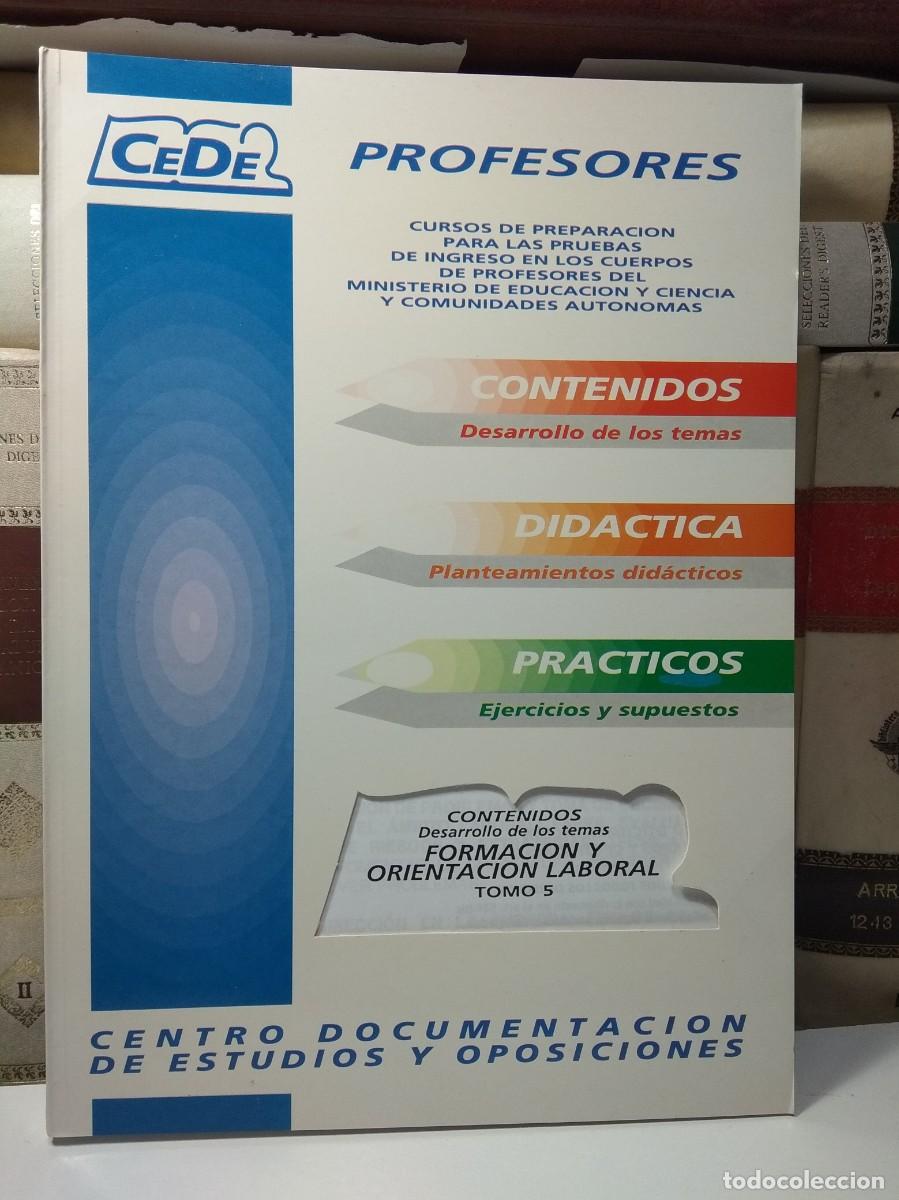 Libros de segunda mano: ENSE&Ntilde;ANZA SECUNDARIA. PROFESORES. DESARROLLO DE LOS TEMAS FORMACI&Oacute;N Y ORIENTACI&Oacute;N LABORAL TOMO 5.