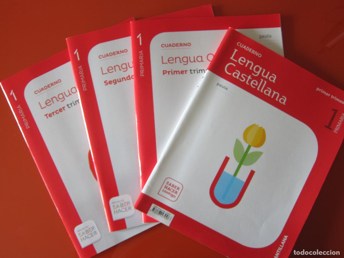 Libros de segunda mano: PACK LINGUA CASTELLANA 1 (SANTILLANA) 3 UD. INFANTIL