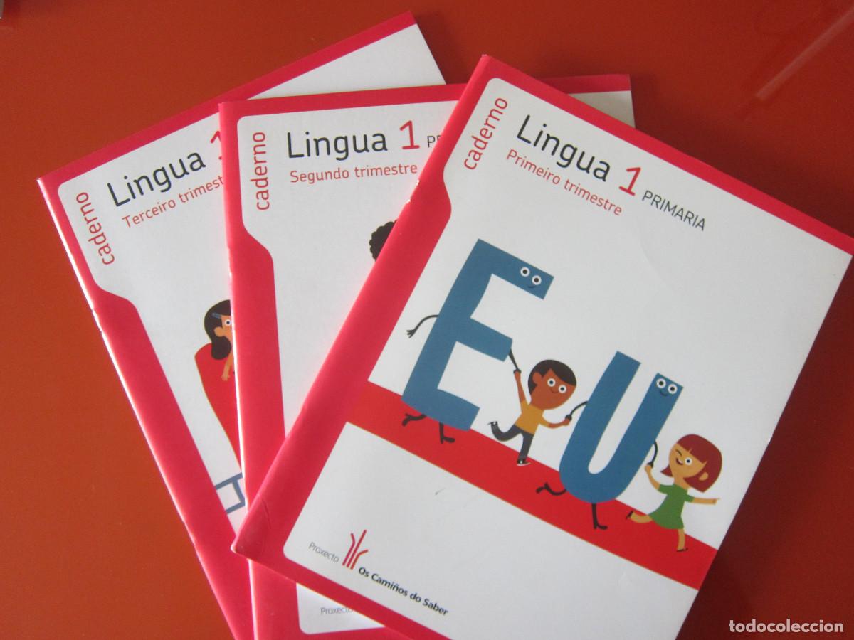 Libros de segunda mano: PACK LINGUA 1 (SANTILLANA) 3 UD. INFANTIL LIBRO