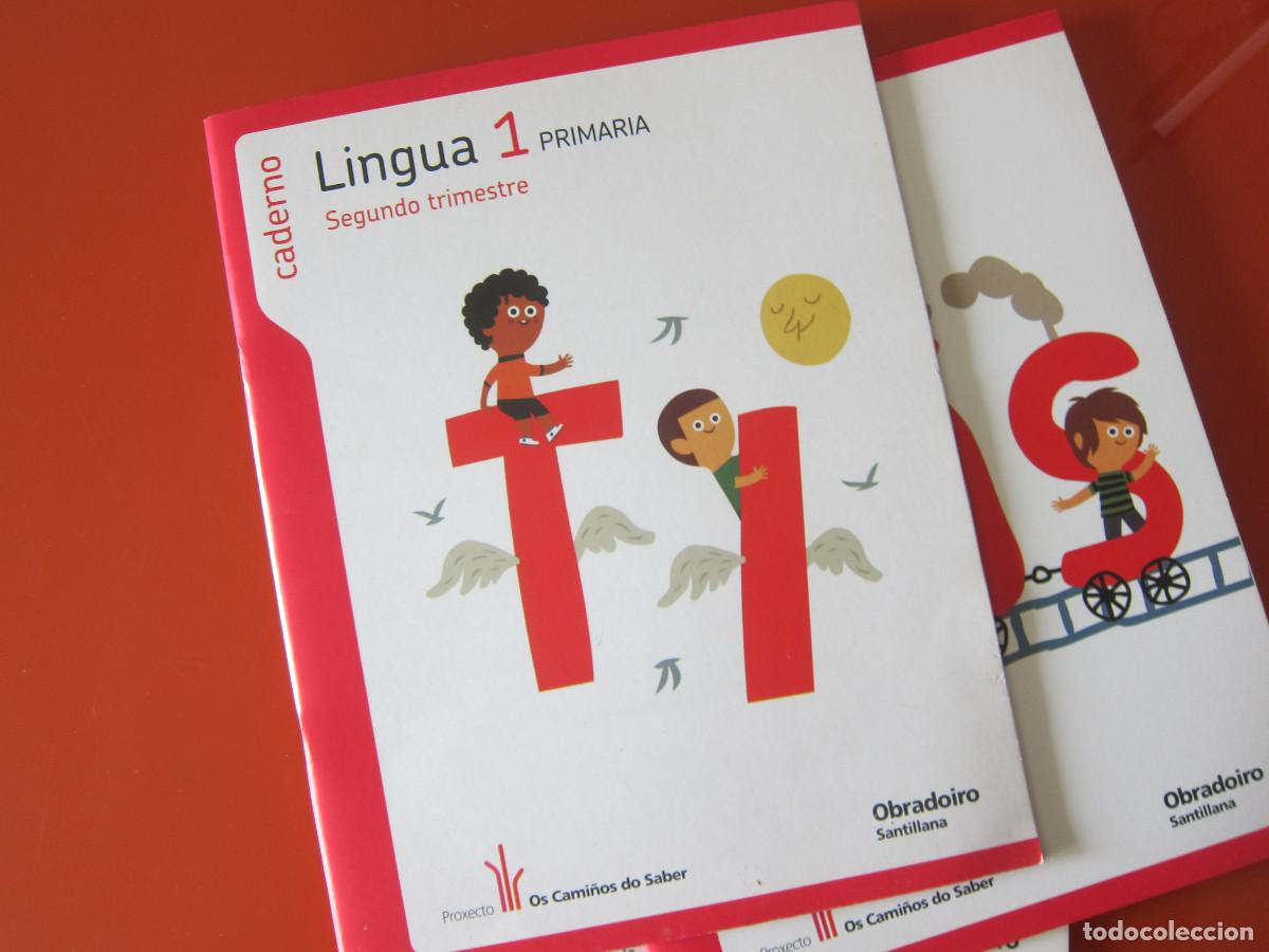 Libros de segunda mano: PACK LINGUA 1 (SANTILLANA) 3 UD. INFANTIL LIBRO - Foto 2