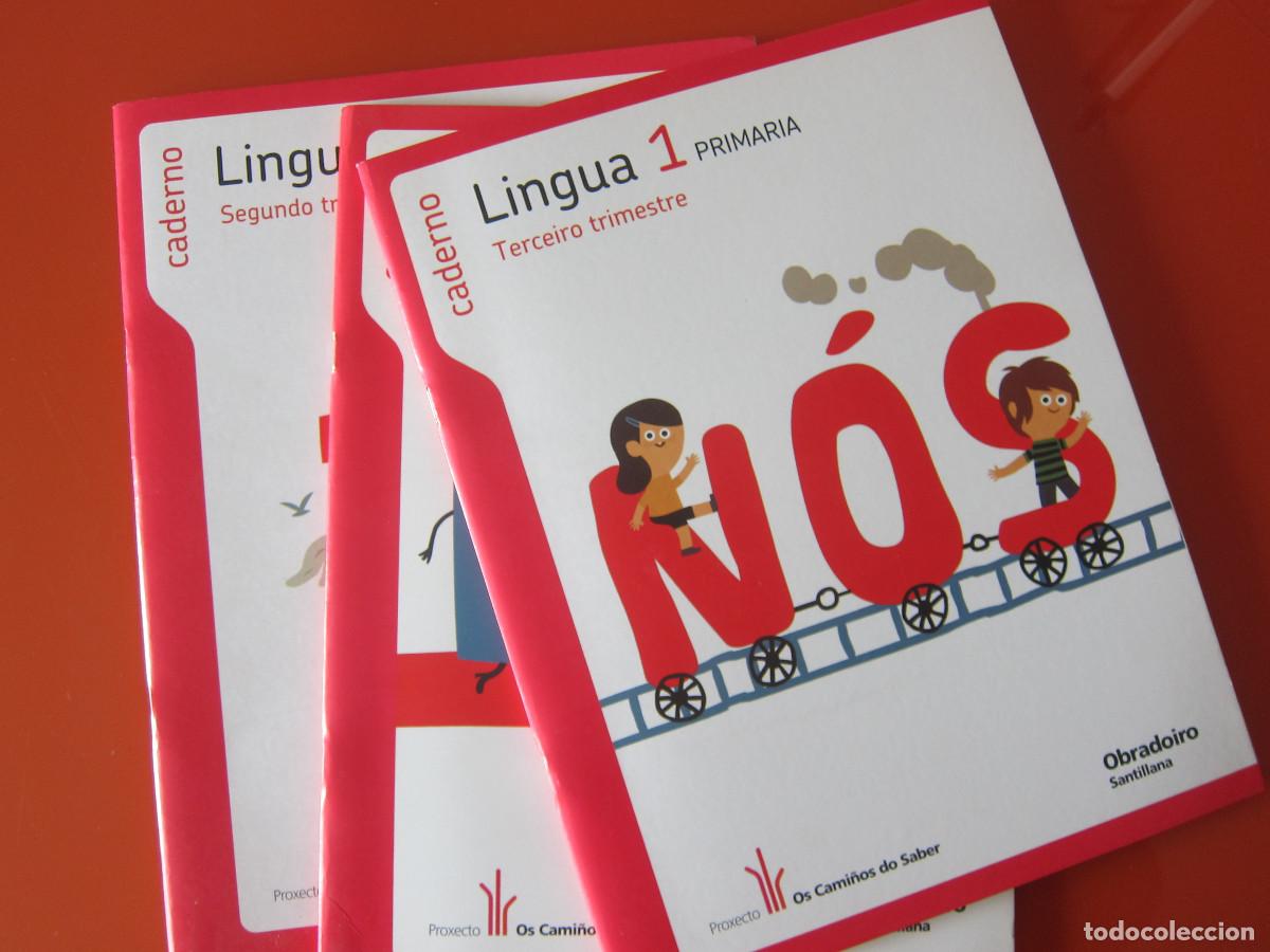 Libros de segunda mano: PACK LINGUA 1 (SANTILLANA) 3 UD. INFANTIL LIBRO - Foto 3