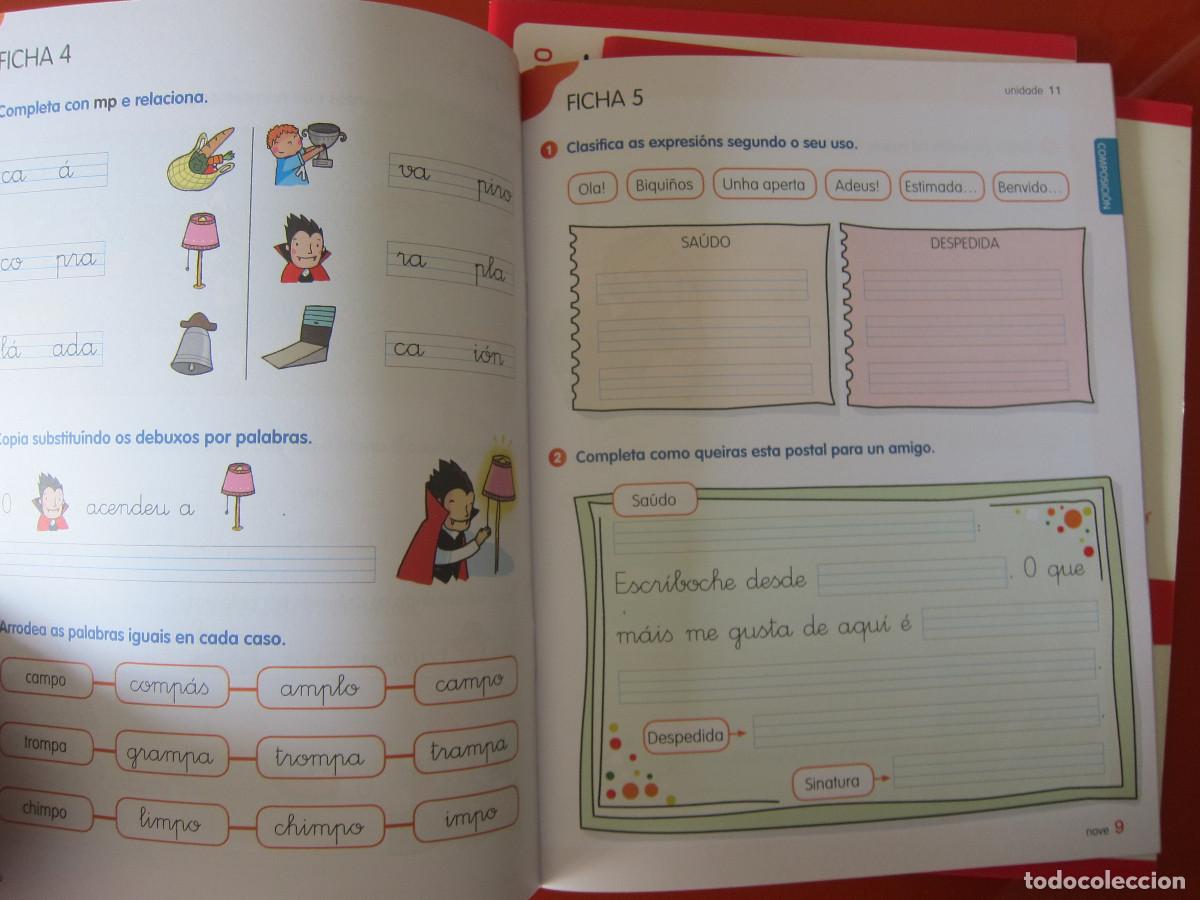 Libros de segunda mano: PACK LINGUA 1 (SANTILLANA) 3 UD. INFANTIL LIBRO - Foto 4