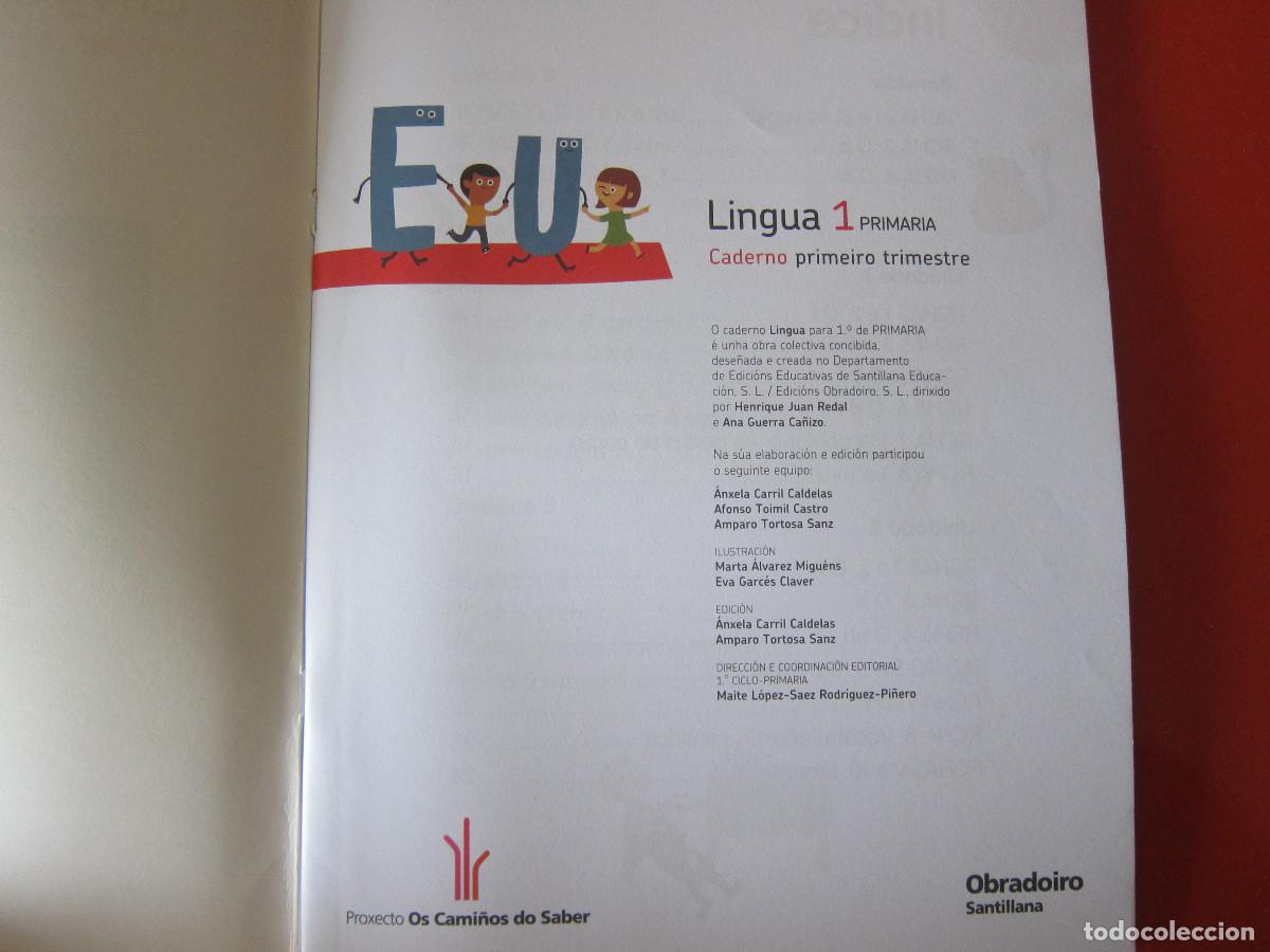 Libros de segunda mano: PACK LINGUA 1 (SANTILLANA) 3 UD. INFANTIL LIBRO - Foto 8
