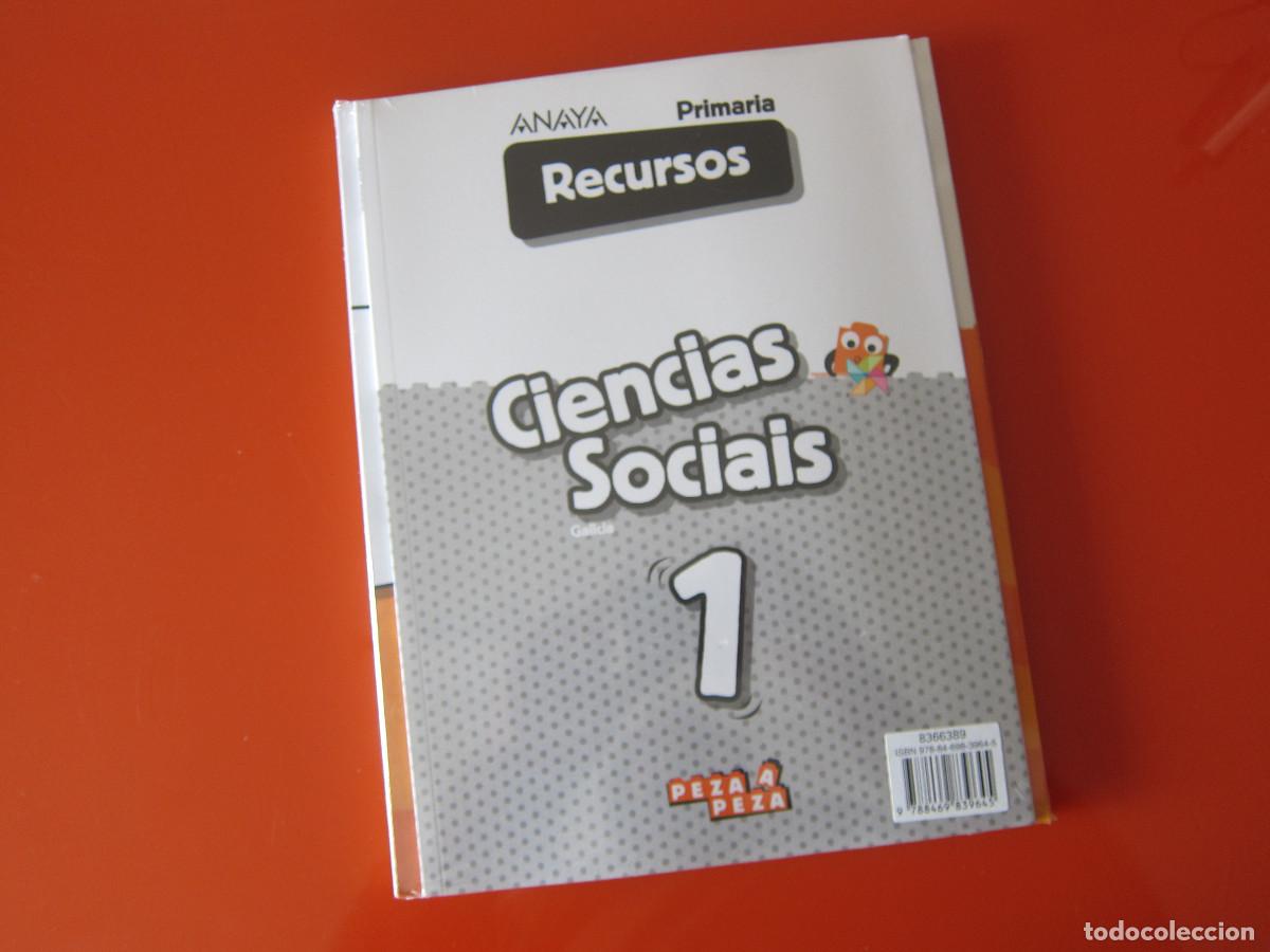 Libros de segunda mano: CIENCIAS SOCIAIS 1. PEZA A PEZA. PRIMARIA (ANAYA) 2 UD. INFANTIL LIBRO