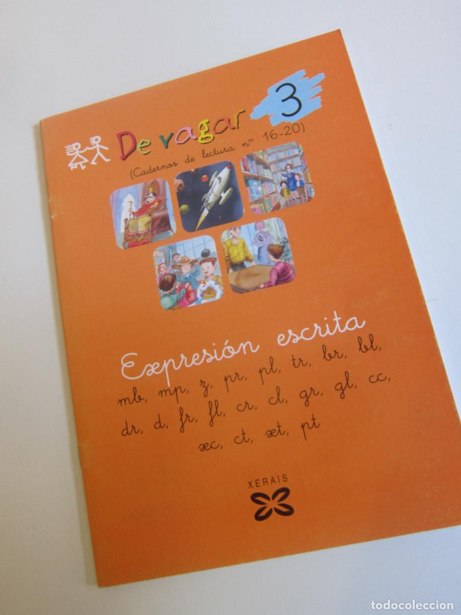 Libros de segunda mano: DE VAGAR 3. EXPRESI&Oacute;N ESCRITA (XERAIS) INFANTIL LIBRO