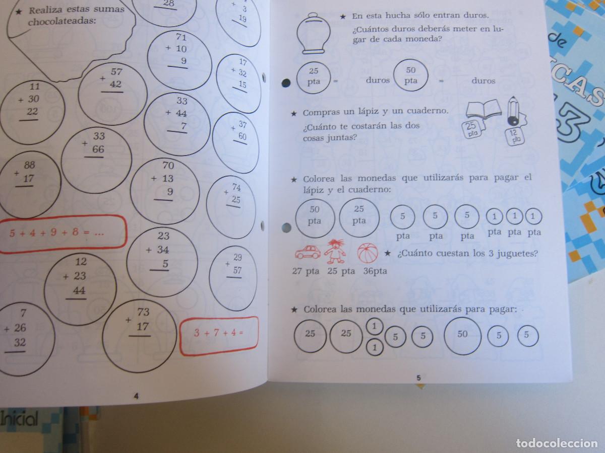 Libros de segunda mano: ACTIVIDADES DE MATEM&Aacute;TICAS - 16 N&Uacute;MEROS (EDELVIVES) INFANTIL LIBRO - Foto 5