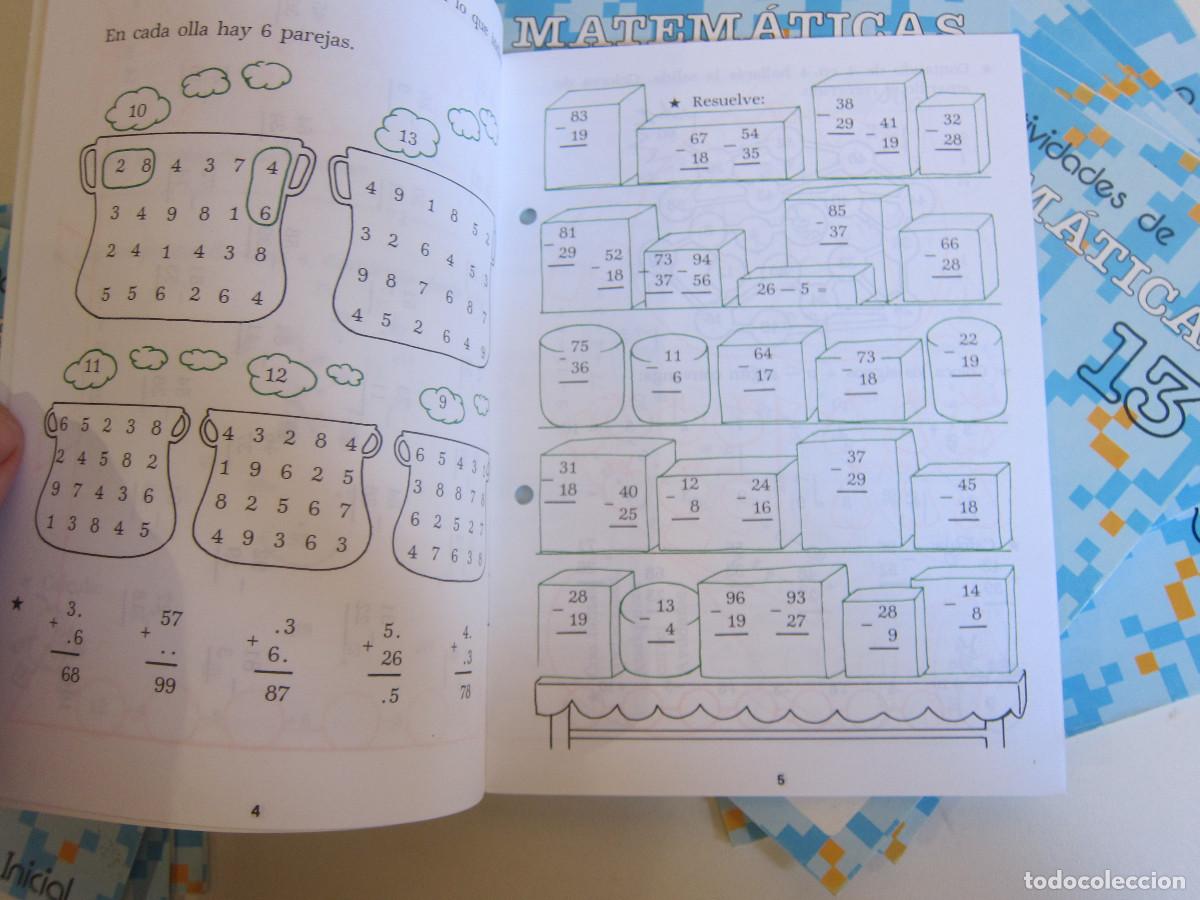Libros de segunda mano: ACTIVIDADES DE MATEM&Aacute;TICAS - 16 N&Uacute;MEROS (EDELVIVES) INFANTIL LIBRO - Foto 6