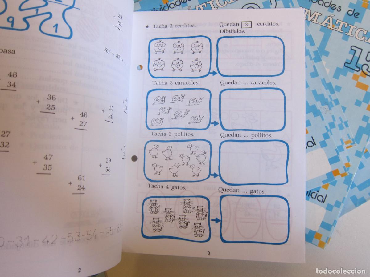Libros de segunda mano: ACTIVIDADES DE MATEM&Aacute;TICAS - 16 N&Uacute;MEROS (EDELVIVES) INFANTIL LIBRO - Foto 9