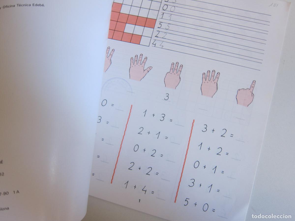 Libros de segunda mano: CUADERNOS D EMATEM&Aacute;TICAS 1 (EDEBE) 2 UD. INFANTIL LIBRO - Foto 5