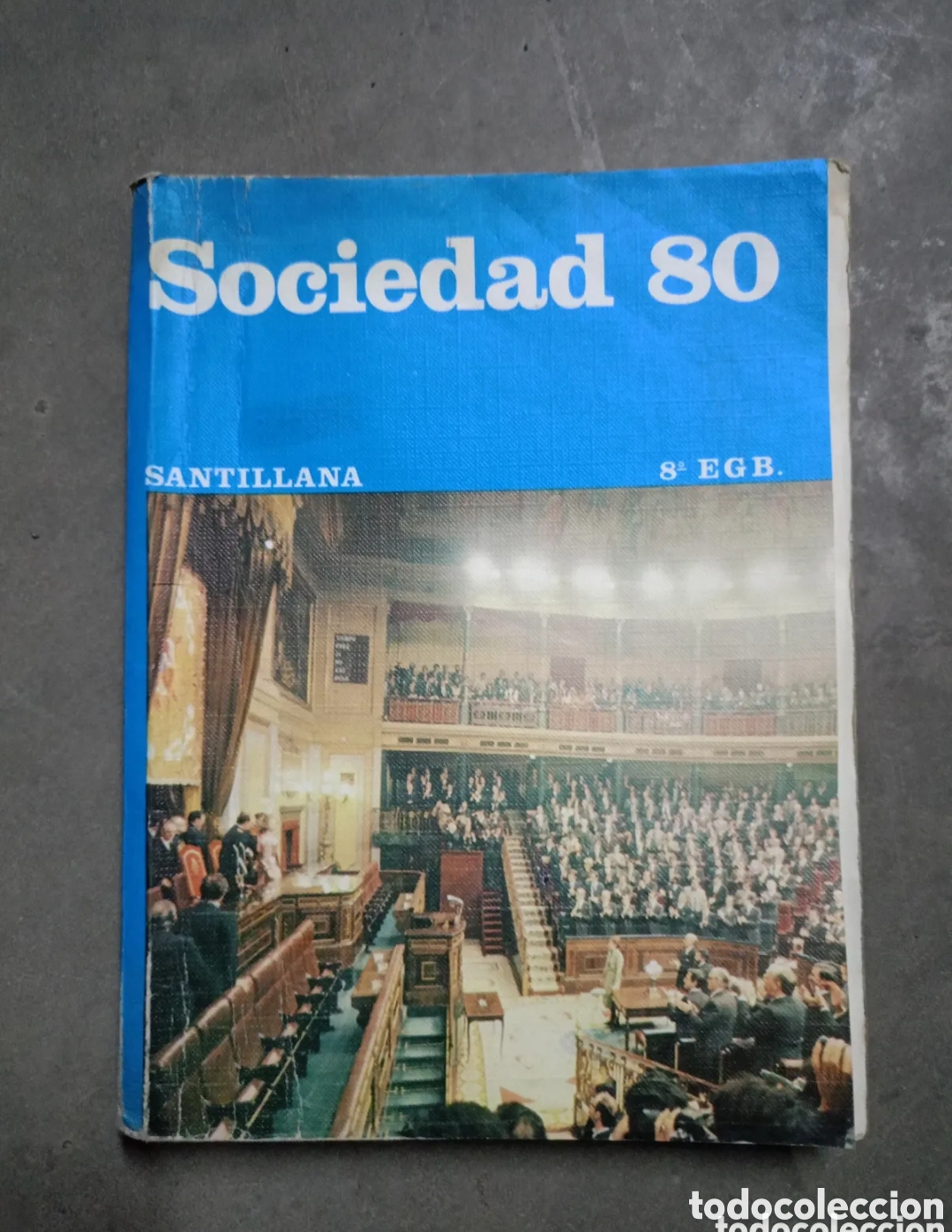 Libros de segunda mano: Sociedad 80 Santillana 8 EGB