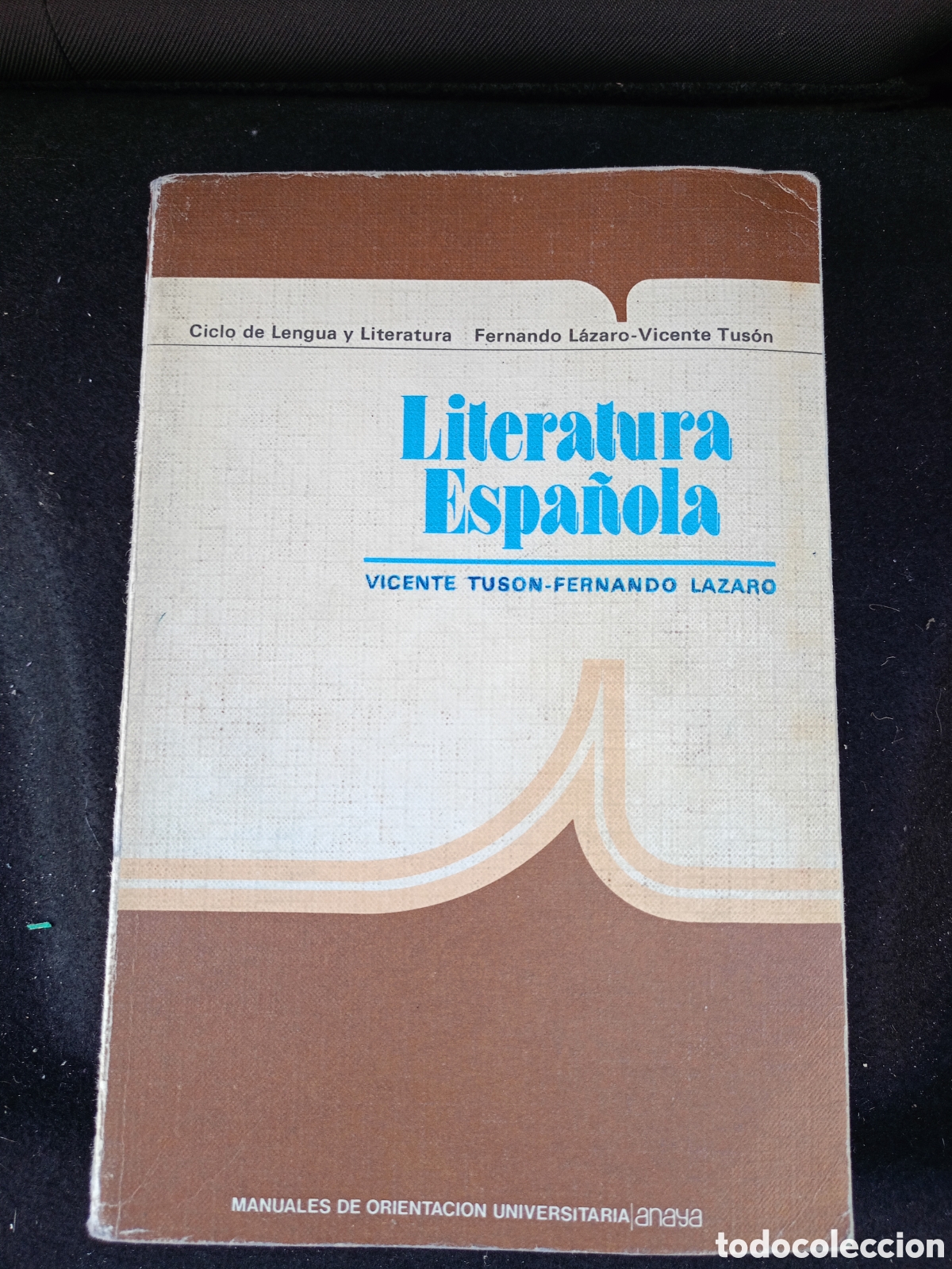 Libros de segunda mano: LITERATURA ESPA&Ntilde;OLA - ANAYA - VICENTE TUSON / FERNANDO LAZARO