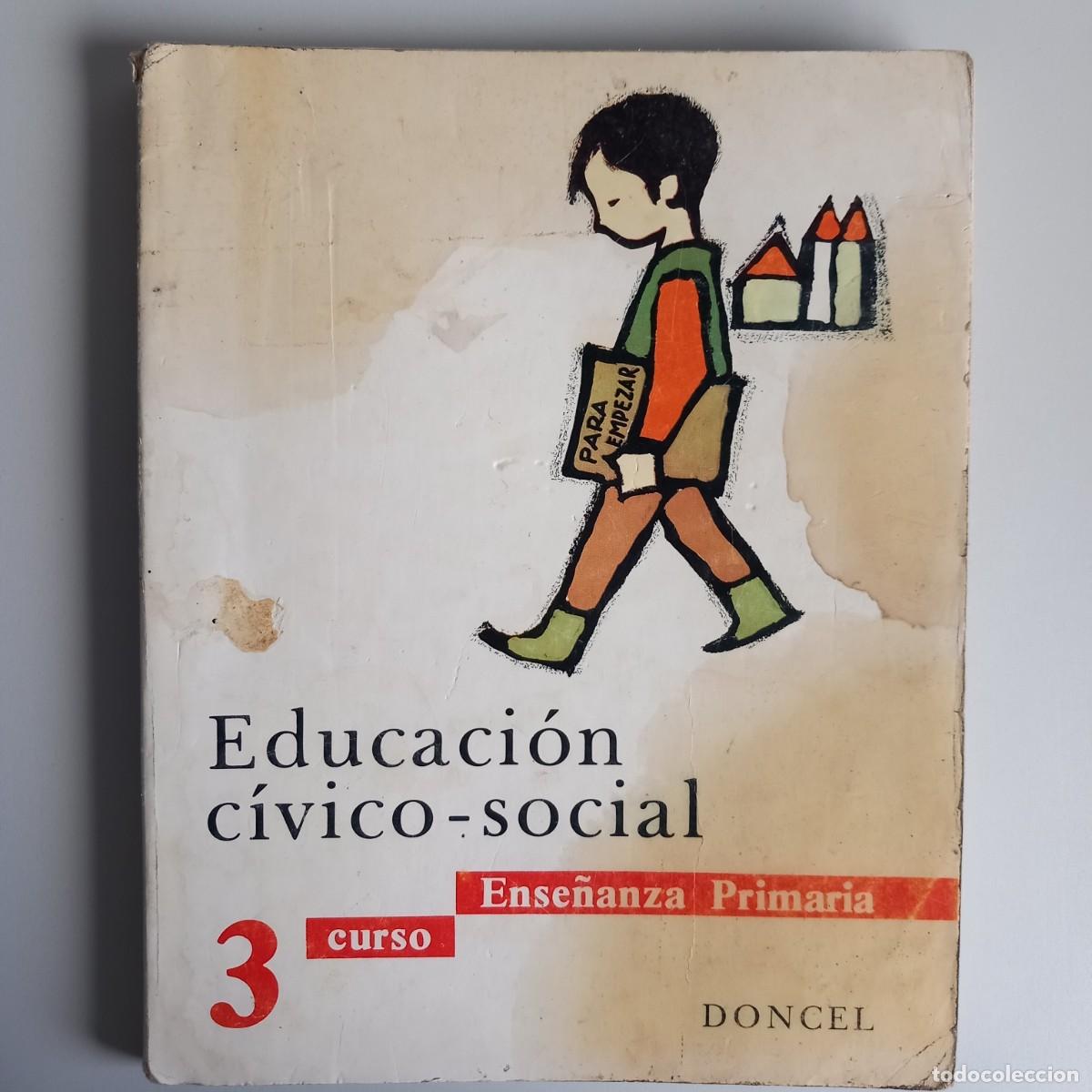 Libros de segunda mano: Educaci&oacute;n c&iacute;vico-social 3&ordm; curso. Ed DONCEL