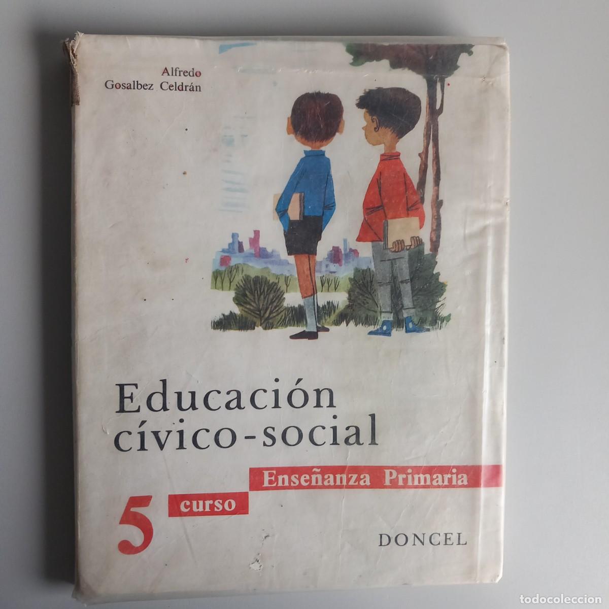 Libros de segunda mano: Educaci&oacute;n c&iacute;vico-social 5&ordm; curso. Ed DONCEL
