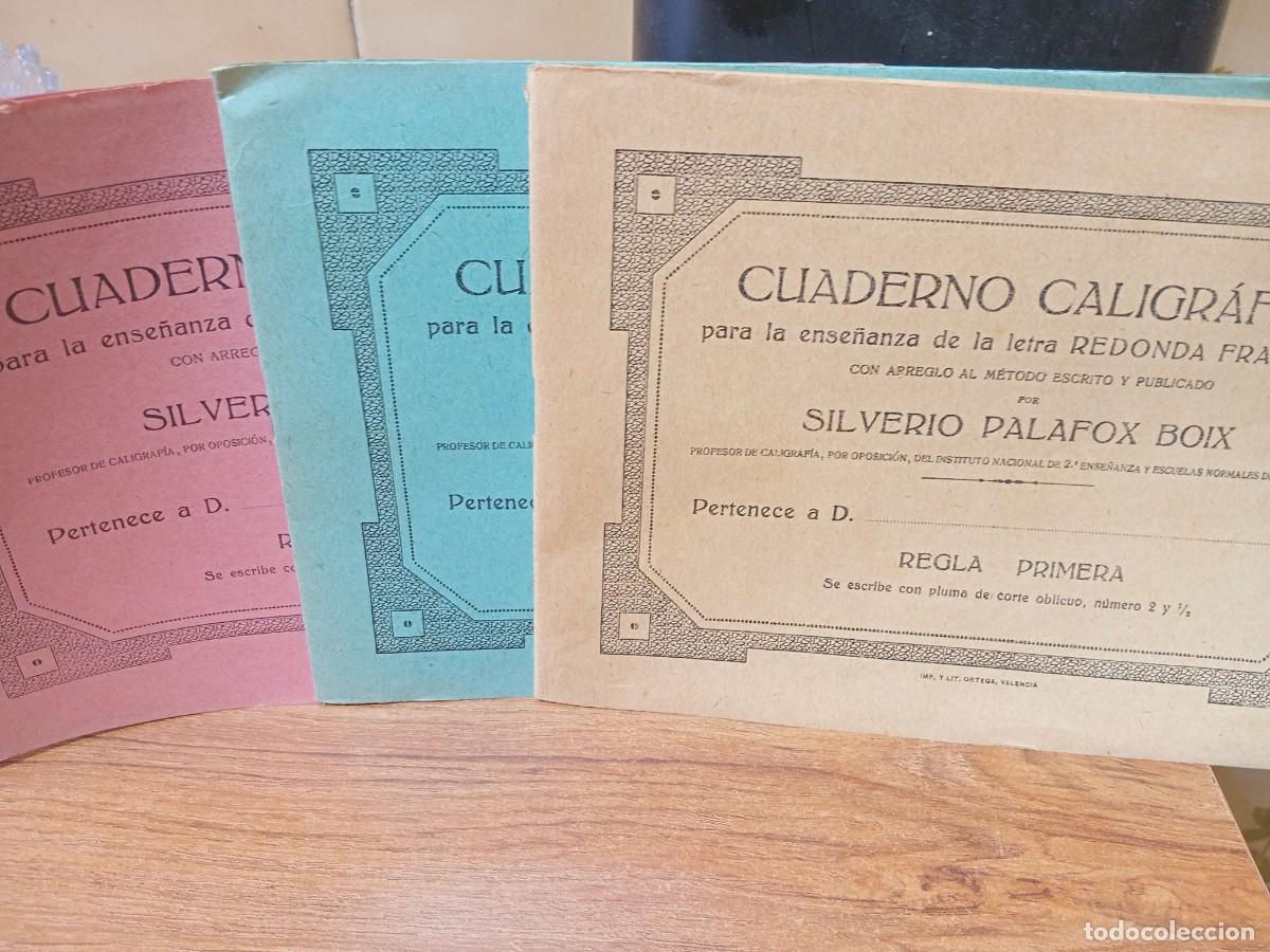 Libros de segunda mano: CUADERNO CALIGRAFICO - LETRA REDONDA FRANCESA - REGLA 1,2 Y 3 - SILVERIO PALAFOX