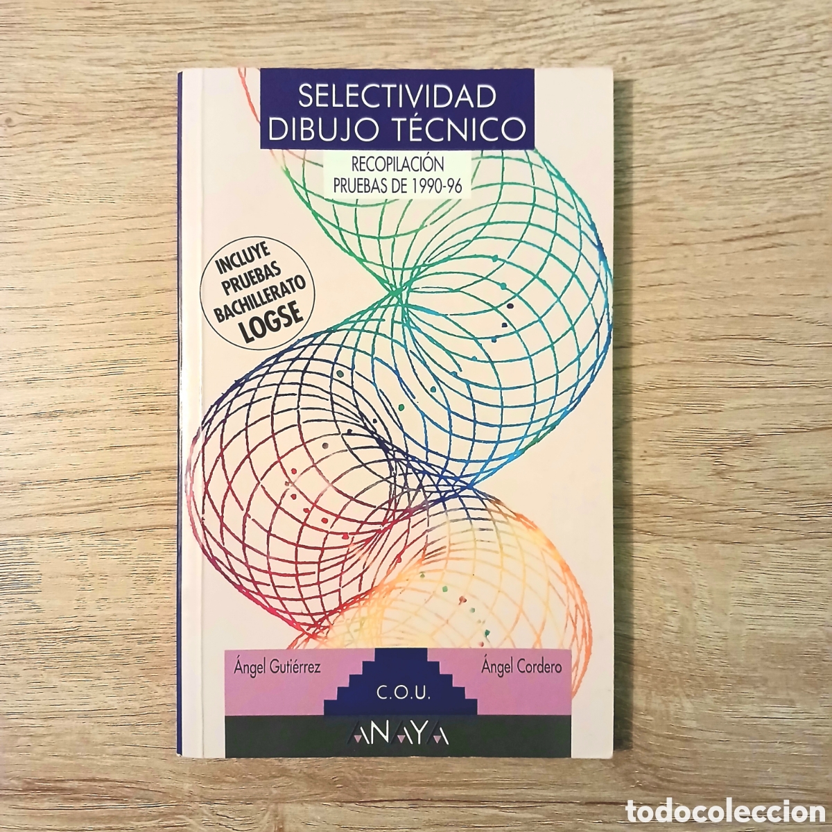 Libros de segunda mano: SELECTIVIDAD DIBUJO T&Eacute;CNICO. RECOPILACI&Oacute;N PRUEBAS 1990-96. C.O.U.