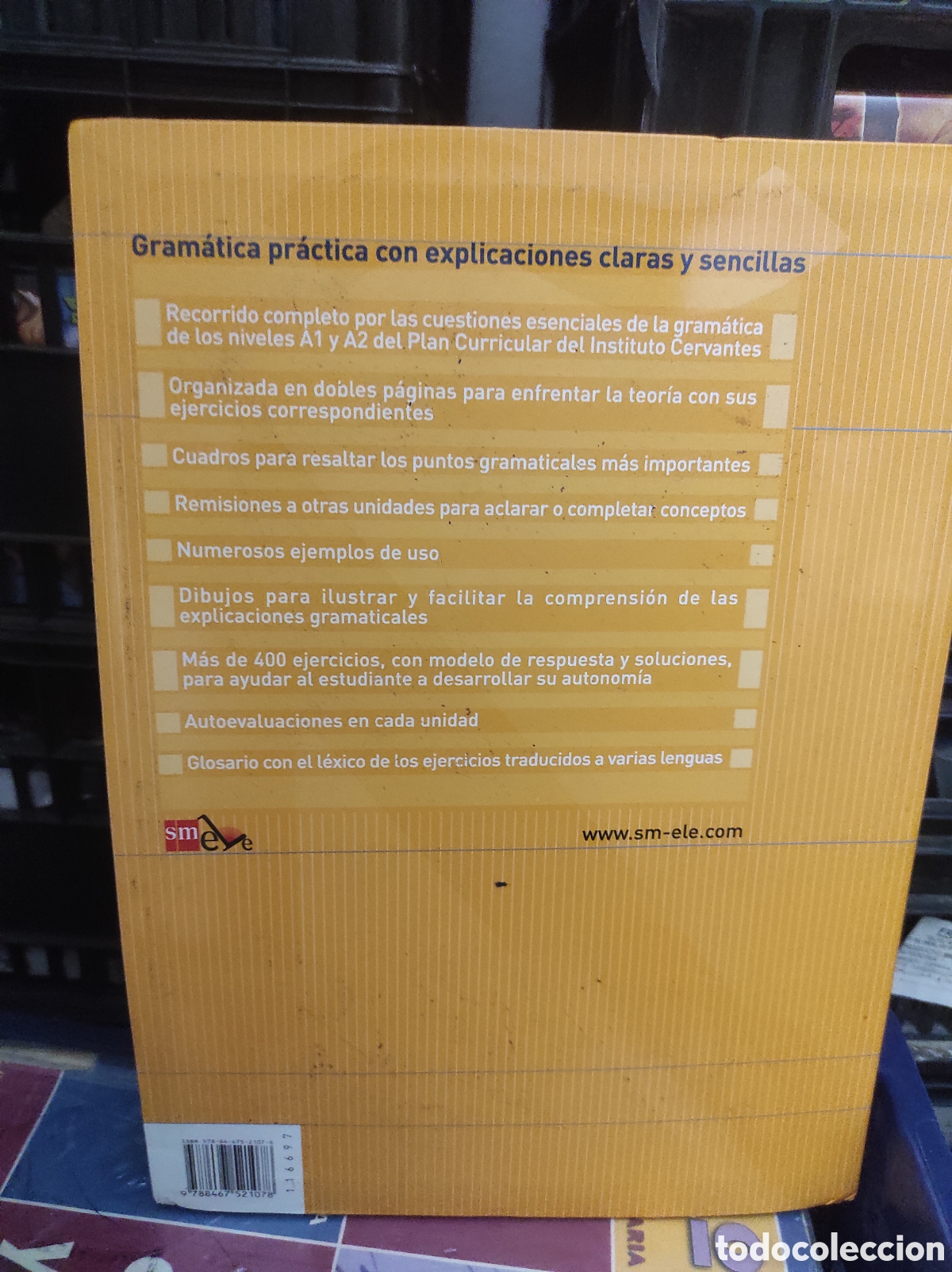 Libros de segunda mano: GRAMATICA USO DEL ESPA&Ntilde;OL A1-A2 TEORIA Y PRACTICA - ARAGONES LUIS