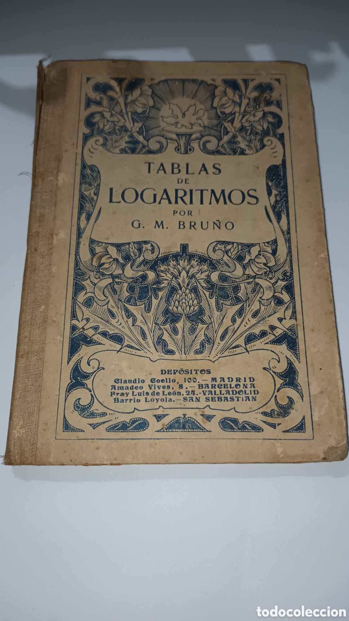 Libros de segunda mano: Tablas de logaritmos, con 6 decimales, desde 1 hasta 22,000