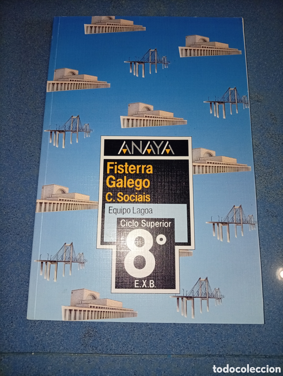Libros de segunda mano: ANTIGUO LIBRO FISTERRA 8 EGN CIENCIAS SOCIALES EN GALLEGO 1994 ANAYA