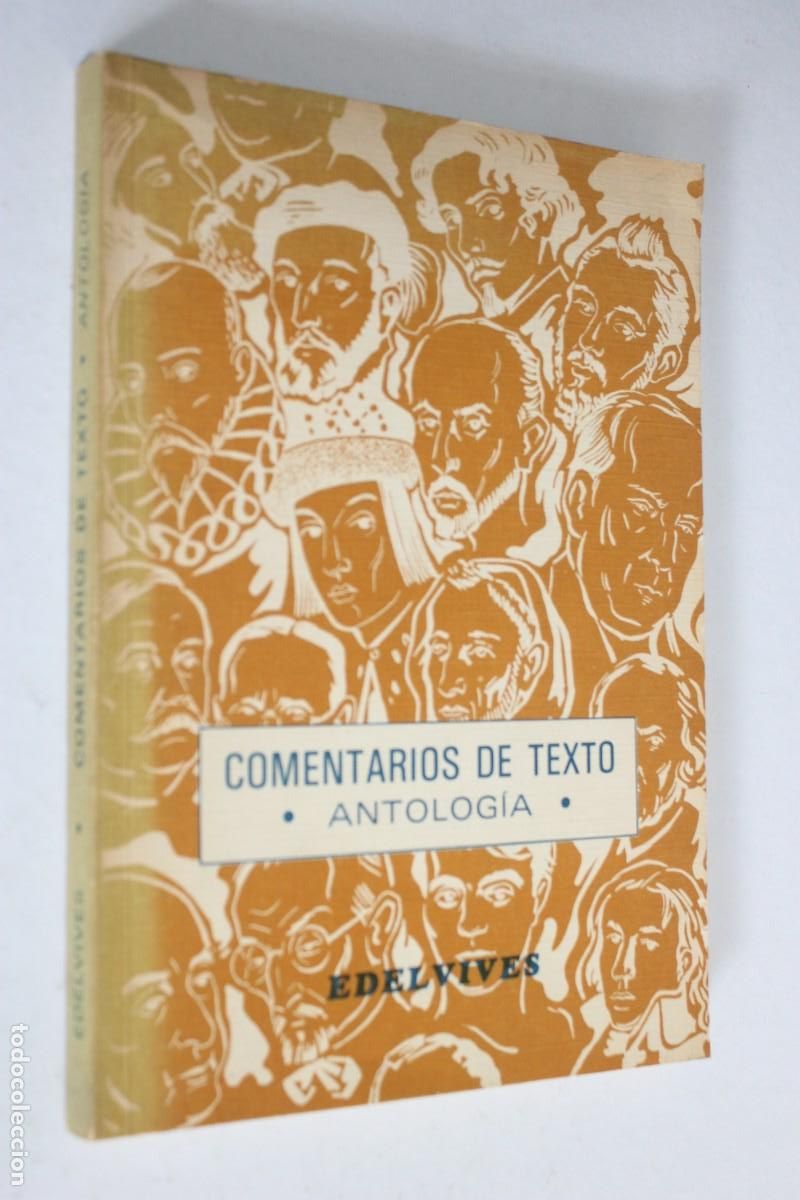 Libri di seconda mano: Libro Comentarios de Texto Antolog&iacute;a Edelvives 1981 Literatura EGB BUP COU PEIFER