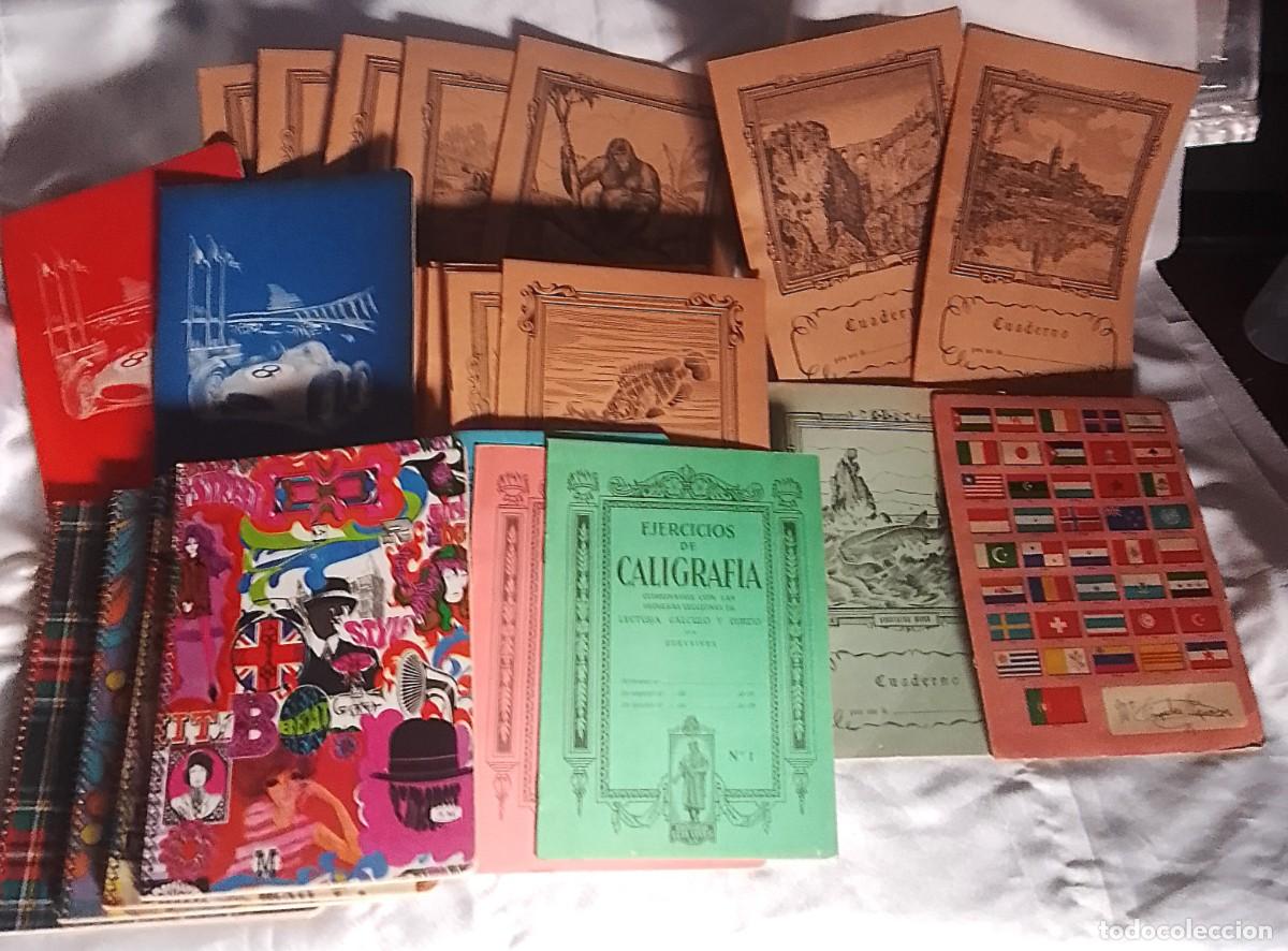 Libros de segunda mano: CUADERNOS ESCUELA LOTE DE 55 ORIGINALES A&Ntilde;OS 50-60-IMPORTANTE LEER TODO Y VER FOTOS