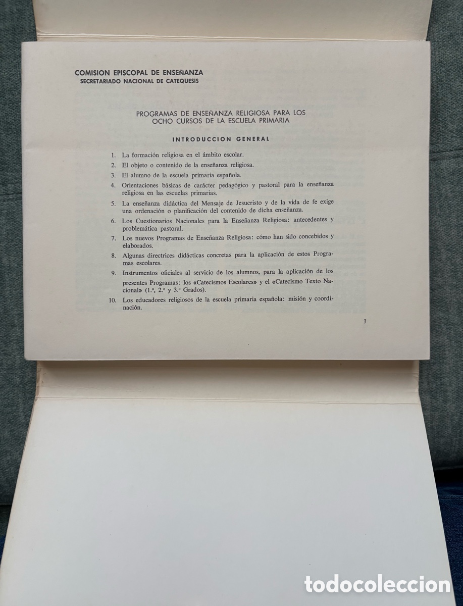 Libros de segunda mano: (L711) PROGRAMAS DE RELIGION - ENSE&Ntilde;ANZA PRIMARIA - 1&ordf; ed. - curso 1968-69 - Foto 5