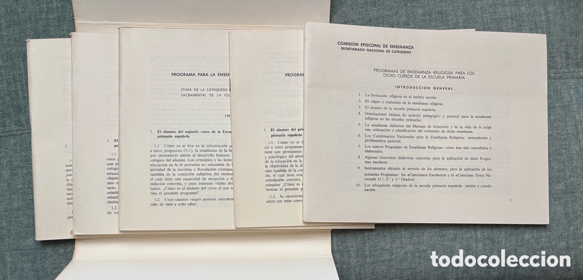 Libros de segunda mano: (L711) PROGRAMAS DE RELIGION - ENSE&Ntilde;ANZA PRIMARIA - 1&ordf; ed. - curso 1968-69 - Foto 8