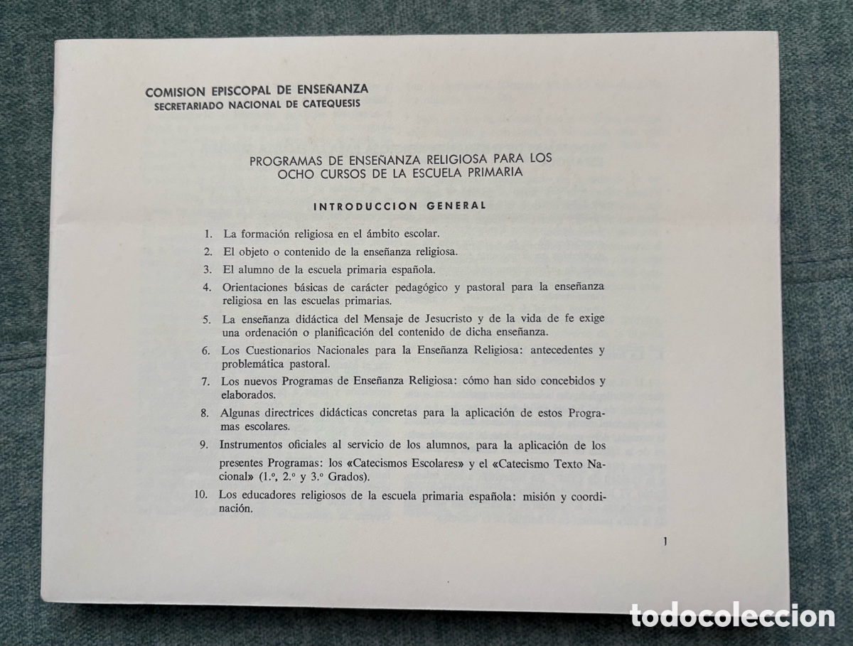Libros de segunda mano: (L711) PROGRAMAS DE RELIGION - ENSE&Ntilde;ANZA PRIMARIA - 1&ordf; ed. - curso 1968-69 - Foto 13