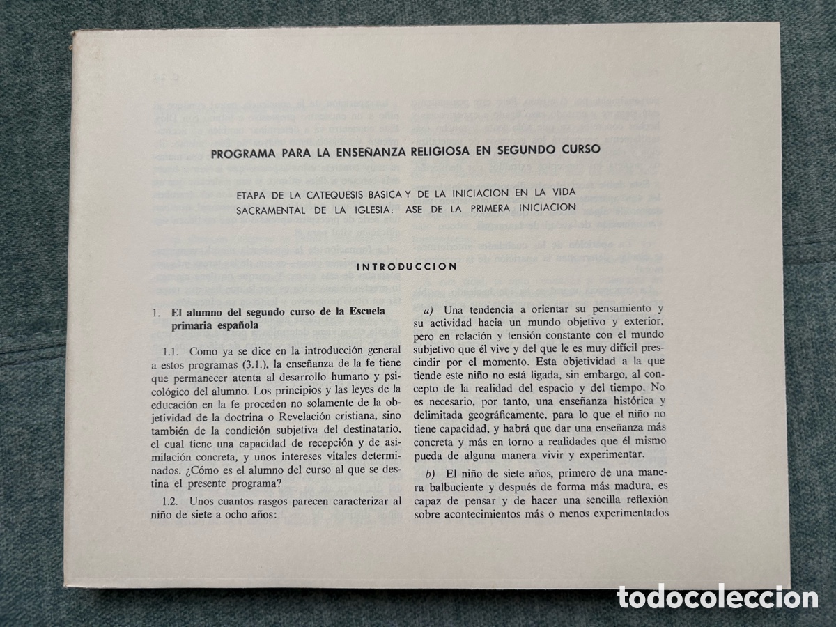 Libros de segunda mano: (L711) PROGRAMAS DE RELIGION - ENSE&Ntilde;ANZA PRIMARIA - 1&ordf; ed. - curso 1968-69 - Foto 15