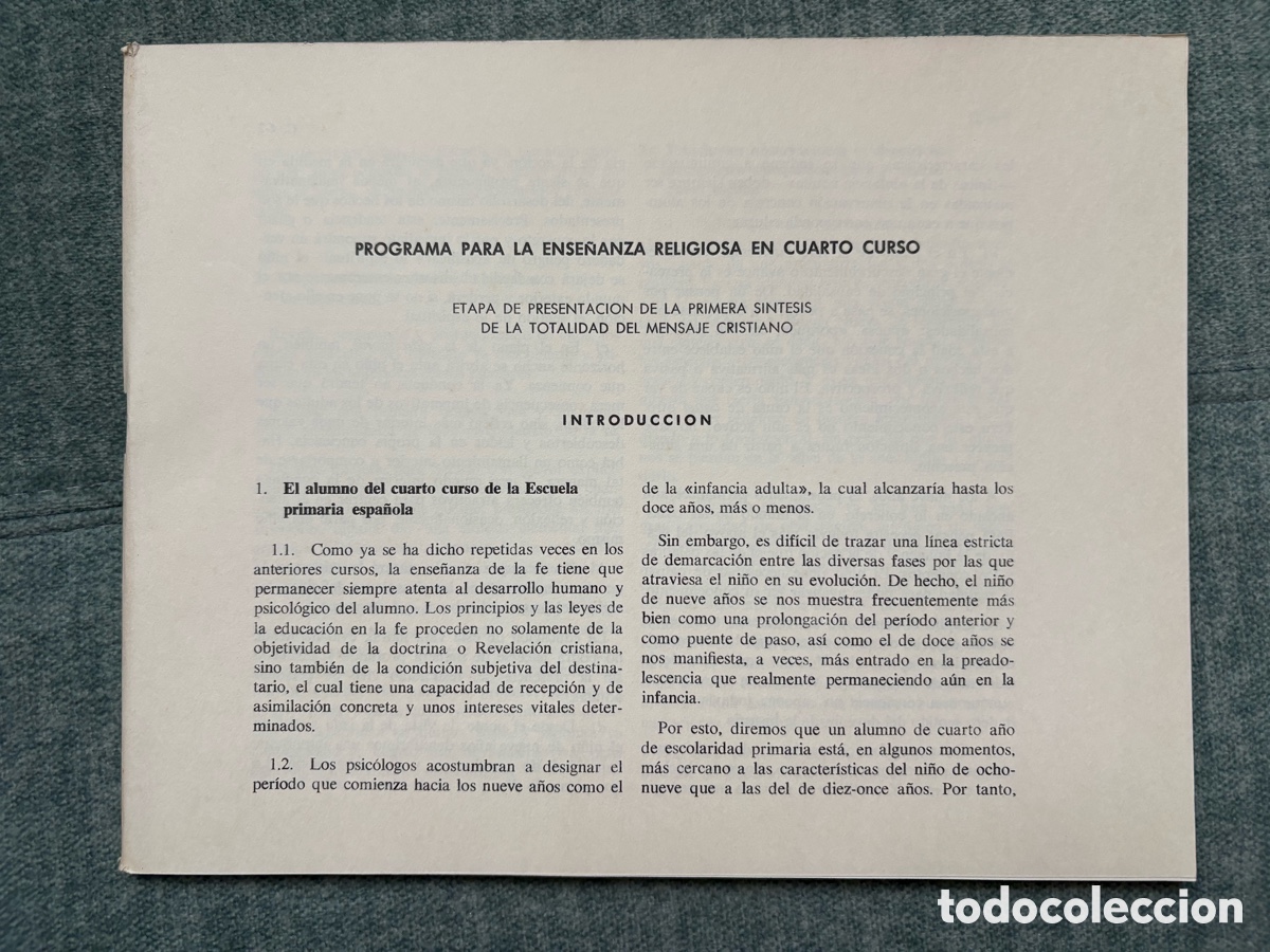 Libros de segunda mano: (L711) PROGRAMAS DE RELIGION - ENSE&Ntilde;ANZA PRIMARIA - 1&ordf; ed. - curso 1968-69 - Foto 17