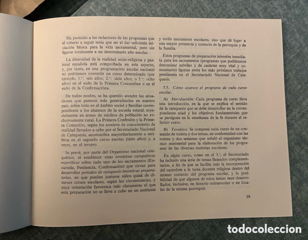 Libros de segunda mano: (L711) PROGRAMAS DE RELIGION - ENSE&Ntilde;ANZA PRIMARIA - 1&ordf; ed. - curso 1968-69 - Foto 19