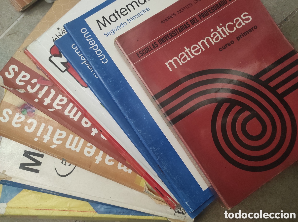 Libros de segunda mano: Lote de 9 Libros de Texto Matem&aacute;ticas