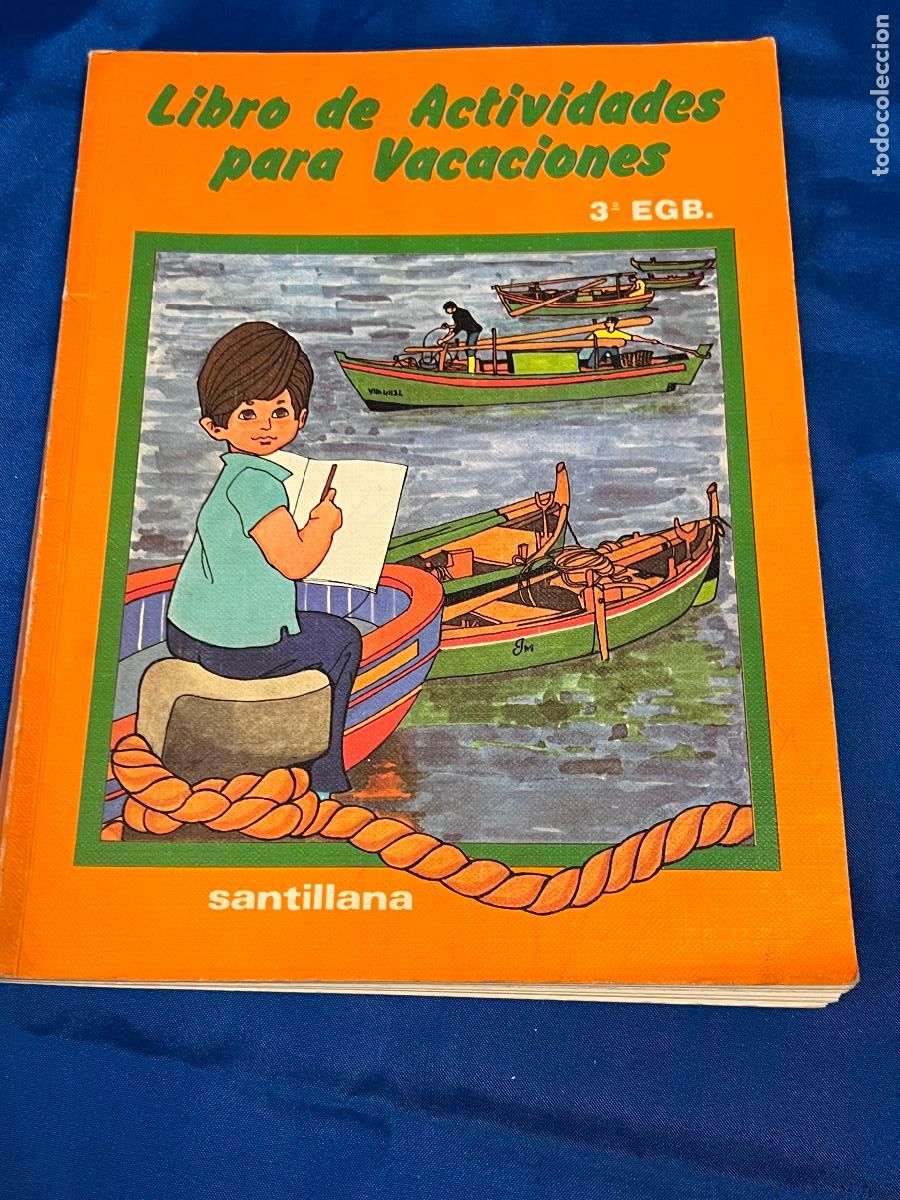 Libros de segunda mano: Libro de Actividades para vacaciones 3&ordm; EGB. Santillana