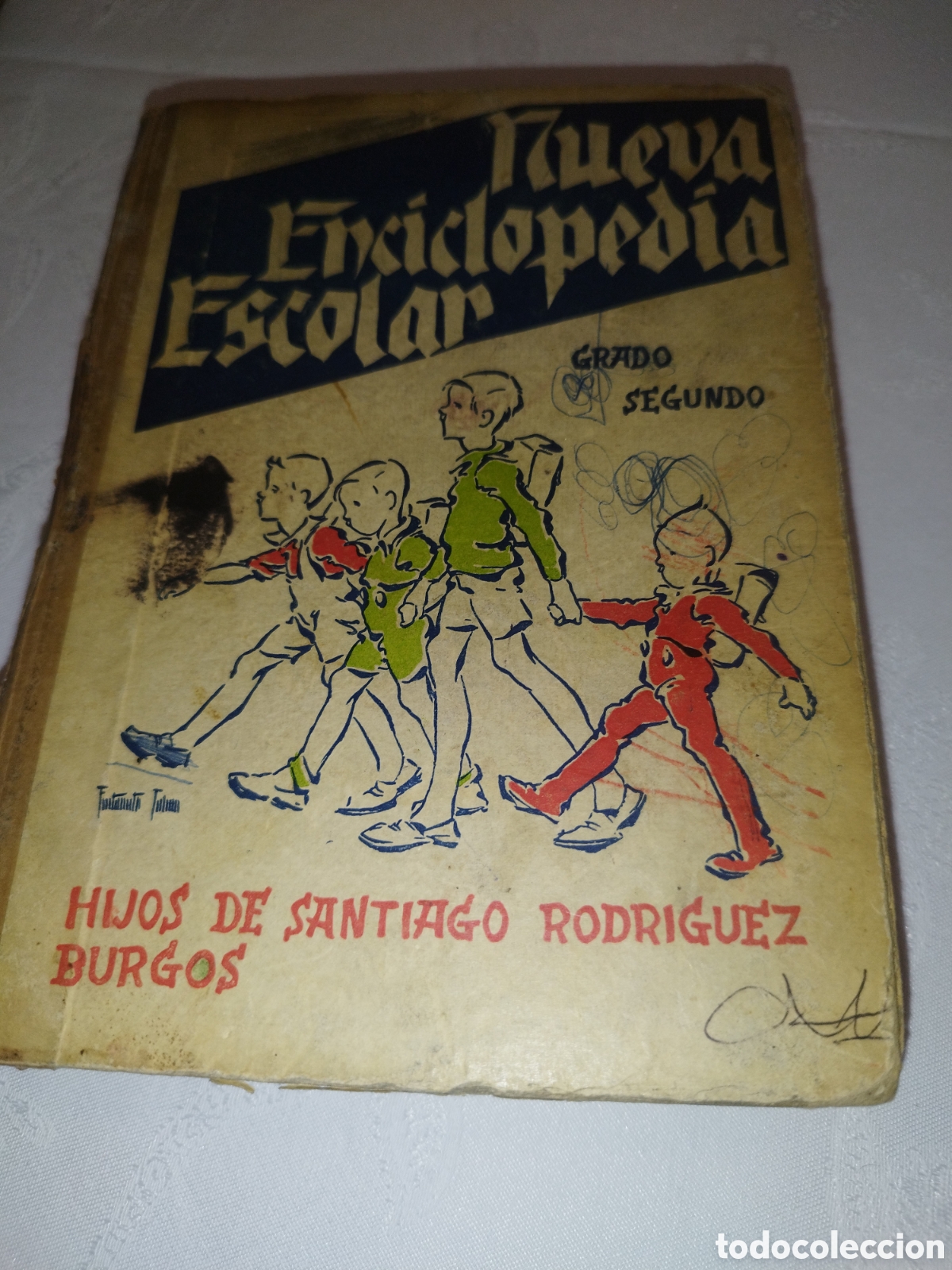 Libros de segunda mano: NUEVA ENCICLOPEDIA ESCOLAR SEGUNDO GRADO.- HIJOS DE SANTIAGO RODRIGUEZ BURGOS, 1938.