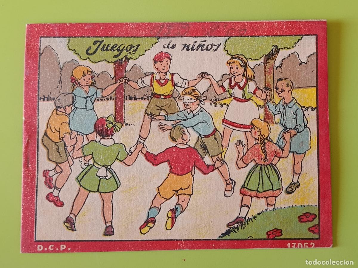 Libros de segunda mano: RARA CARTILLA DE COLOREAR INFANTIL. JUEGOS DE NI&Ntilde;OS. NARMAS. DCP 17062. SIN COLOREAR. A&Ntilde;OS 50