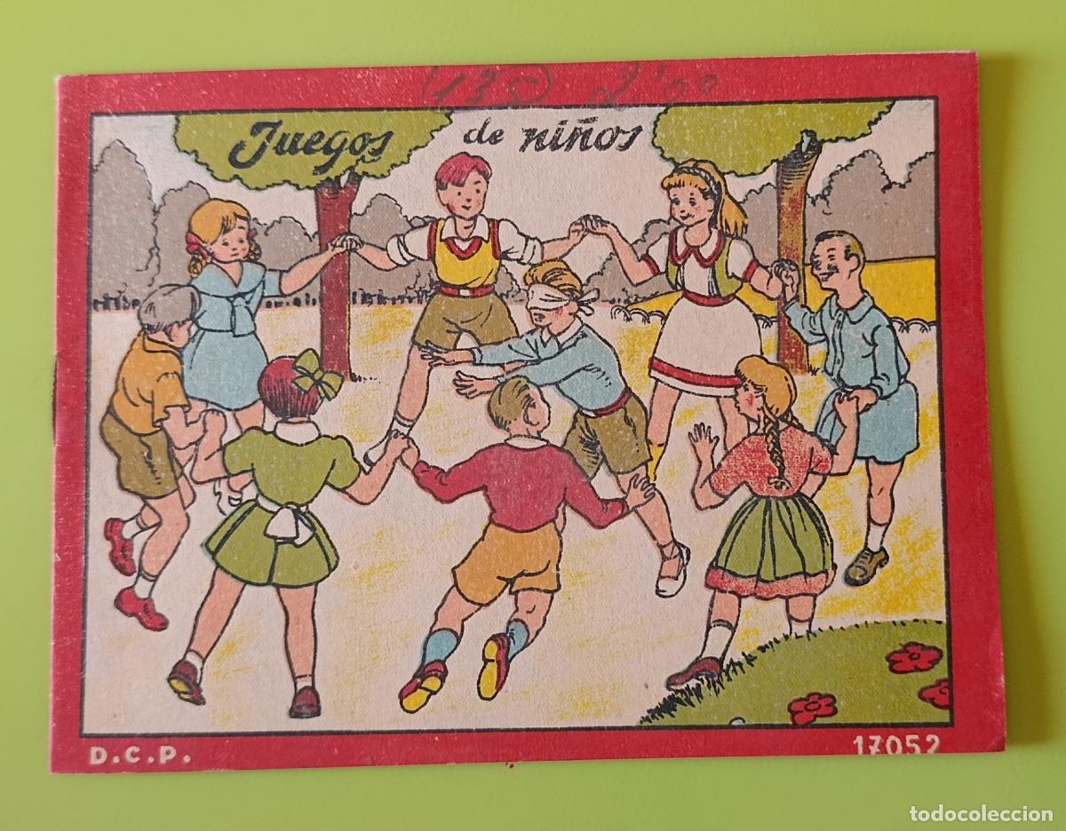 Libros de segunda mano: RARA CARTILLA DE COLOREAR INFANTIL. JUEGOS DE NI&Ntilde;OS. NARMAS. DCP 17062. SIN COLOREAR. A&Ntilde;OS 50