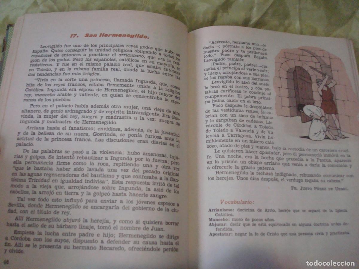 Libros de segunda mano: LECTURAS HISTORICAS. CUARTO GRADO. EDICIONES S.M. 1964 - Foto 2