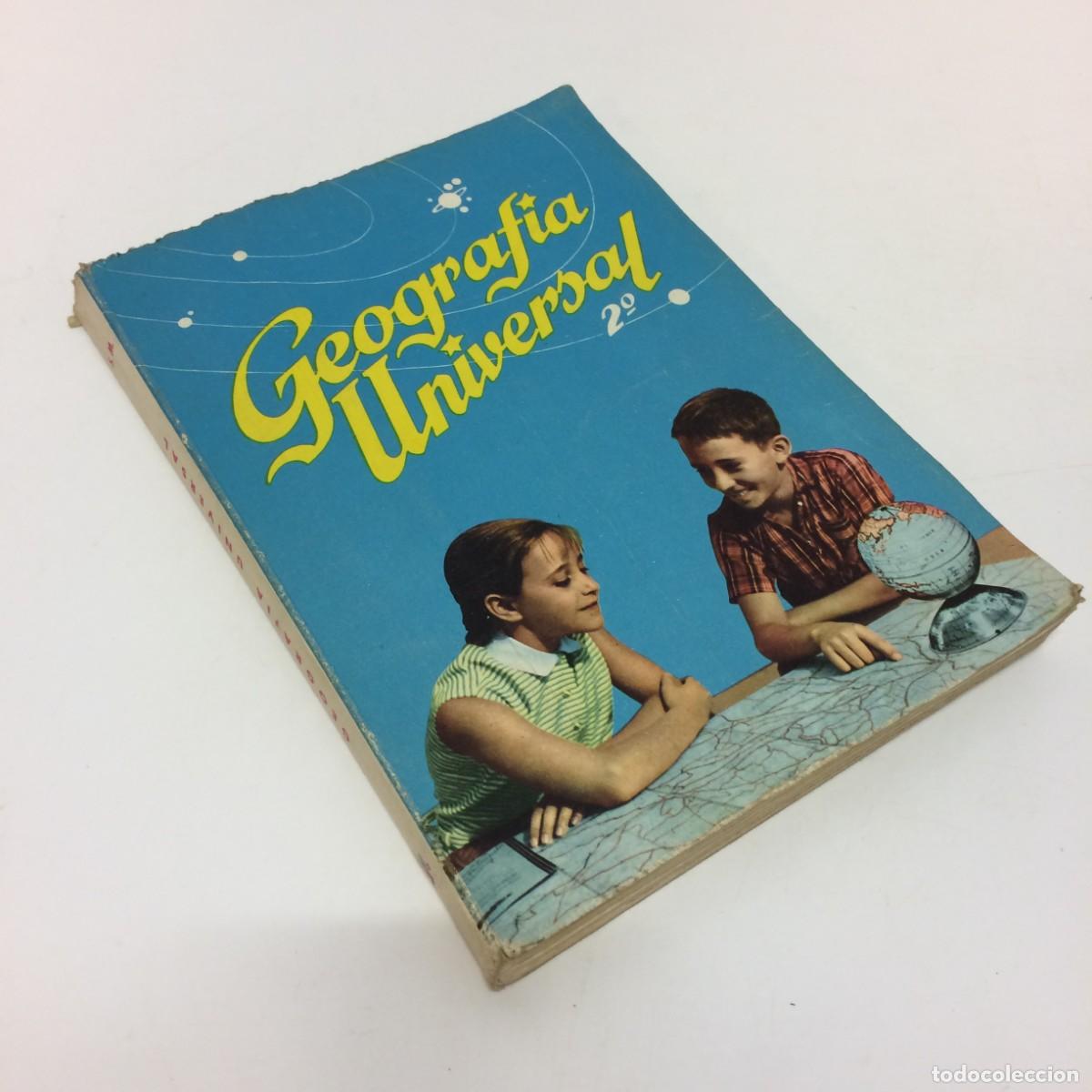 Libros de segunda mano: Libros de Texto: Geografia Universal 2&ordm; a&ntilde;o - Ediciones S.M. (1963)