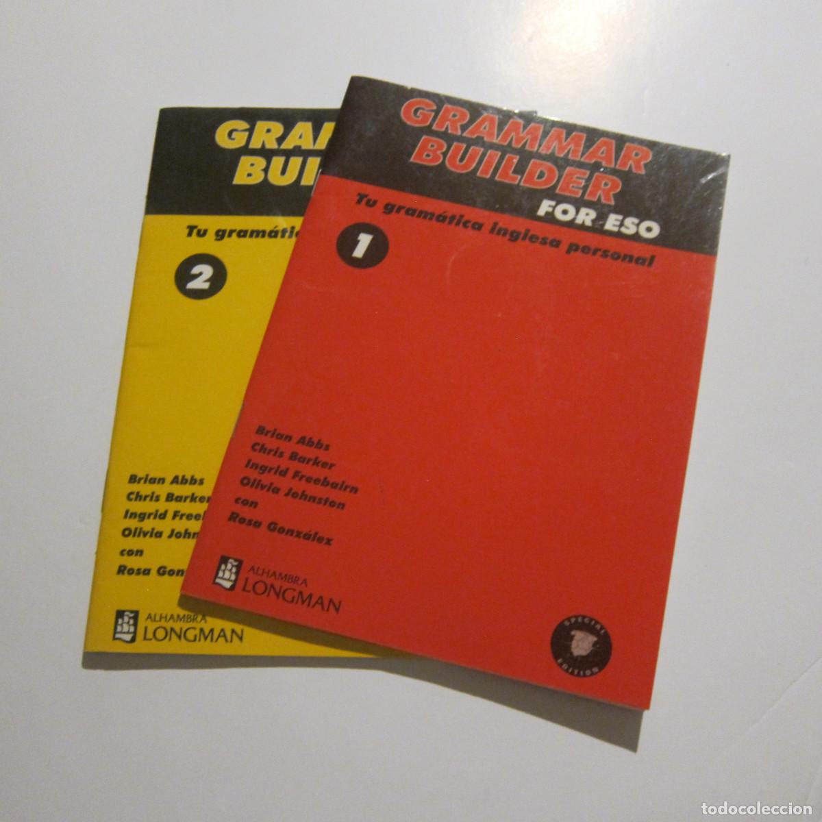 Libros de segunda mano: GRAMMAR BUILDER FOR ESO 1 Y 2 (LONGMAN) 2 LIBROS IDIOMAS LIBRO