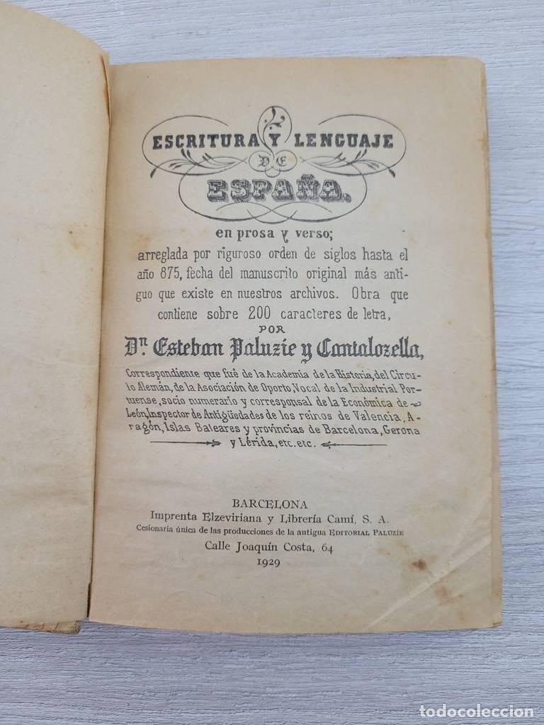 Libros de segunda mano: LIBRO ESTEBAN PALUZIE 1907 - Foto 3