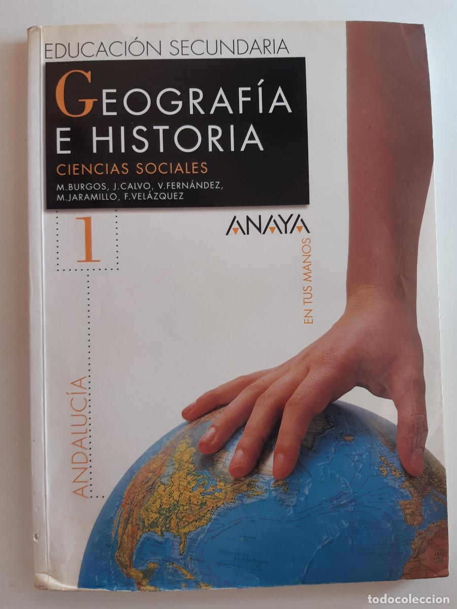 Libros de segunda mano: GEOGRAFIA E HISTORIA SECUNDARIA 1 ANDALUCIA ANAYA 2006 LIBRO DE TEXTO TM