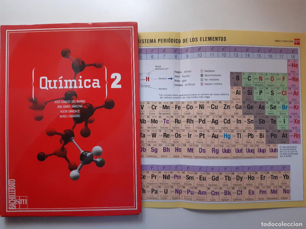 Libros de segunda mano: QUIMICA 2 BACHILLERATO CON CD Y SISTEMA PERIODICO SM 2009 LIBRO DE TEXTO TM