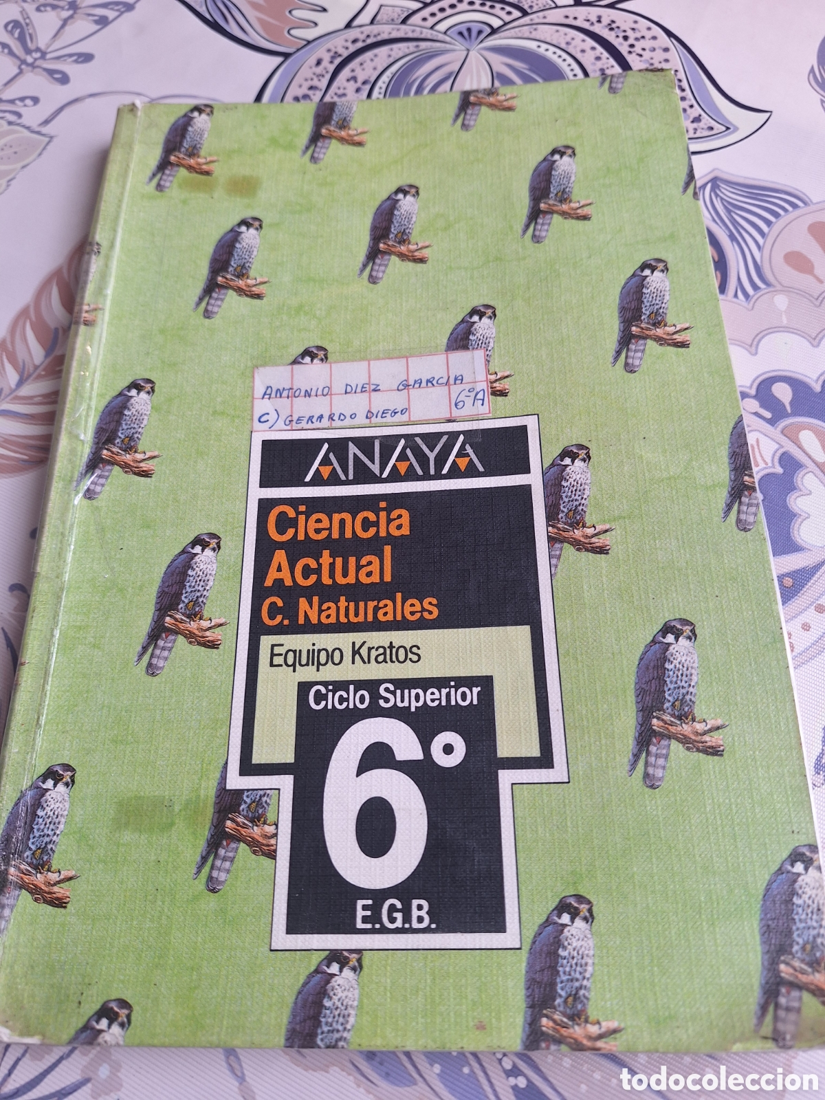 Libros de segunda mano: 6&deg; ANAYA CIENCIAS NATURALES EGB 6 EQUIPO KRATOS 1988