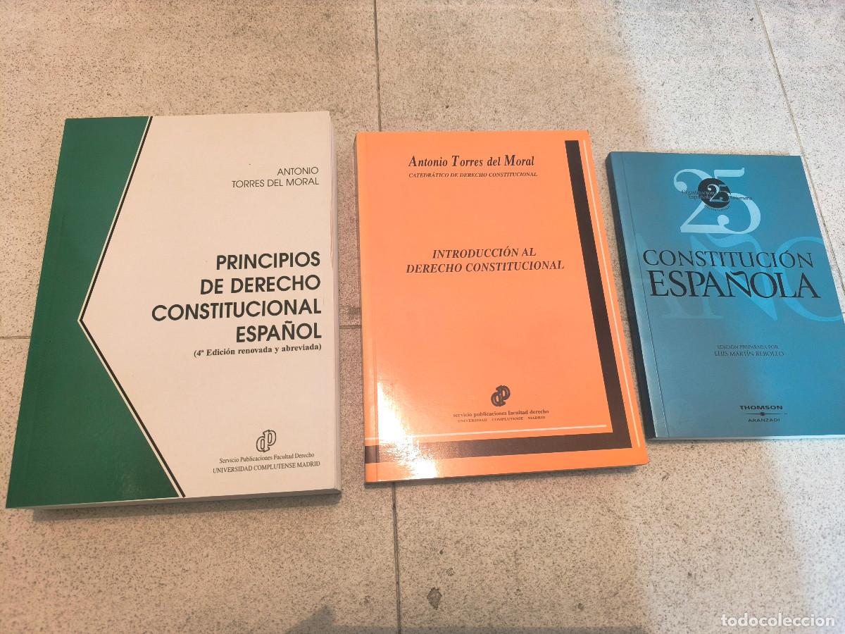 Libros de segunda mano: 2 TOMOS DERECHO CONSTITUCIONAL + CONSTITUCION ESPA&Ntilde;OLA - Foto 1