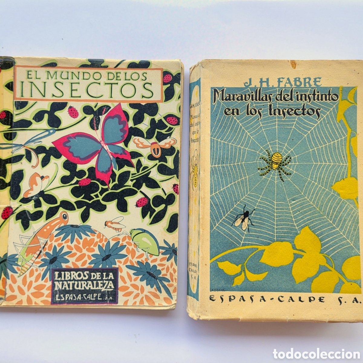 Libros de segunda mano: Lote 2 Libros de Insectos Vintage | Antonio de Zulueta + J.H. Fabre | Espasa Calpe 1940&ndash;1953