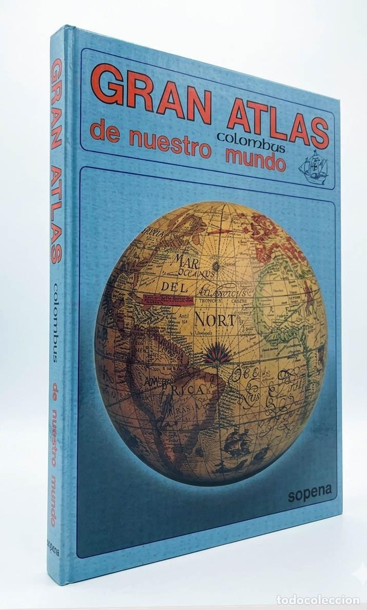 Libros de segunda mano: GRAN ATLAS COLUMBUS DE NUESTRO MUNDO / EDITORIAL SOPENA 1989 / SIN USAR
