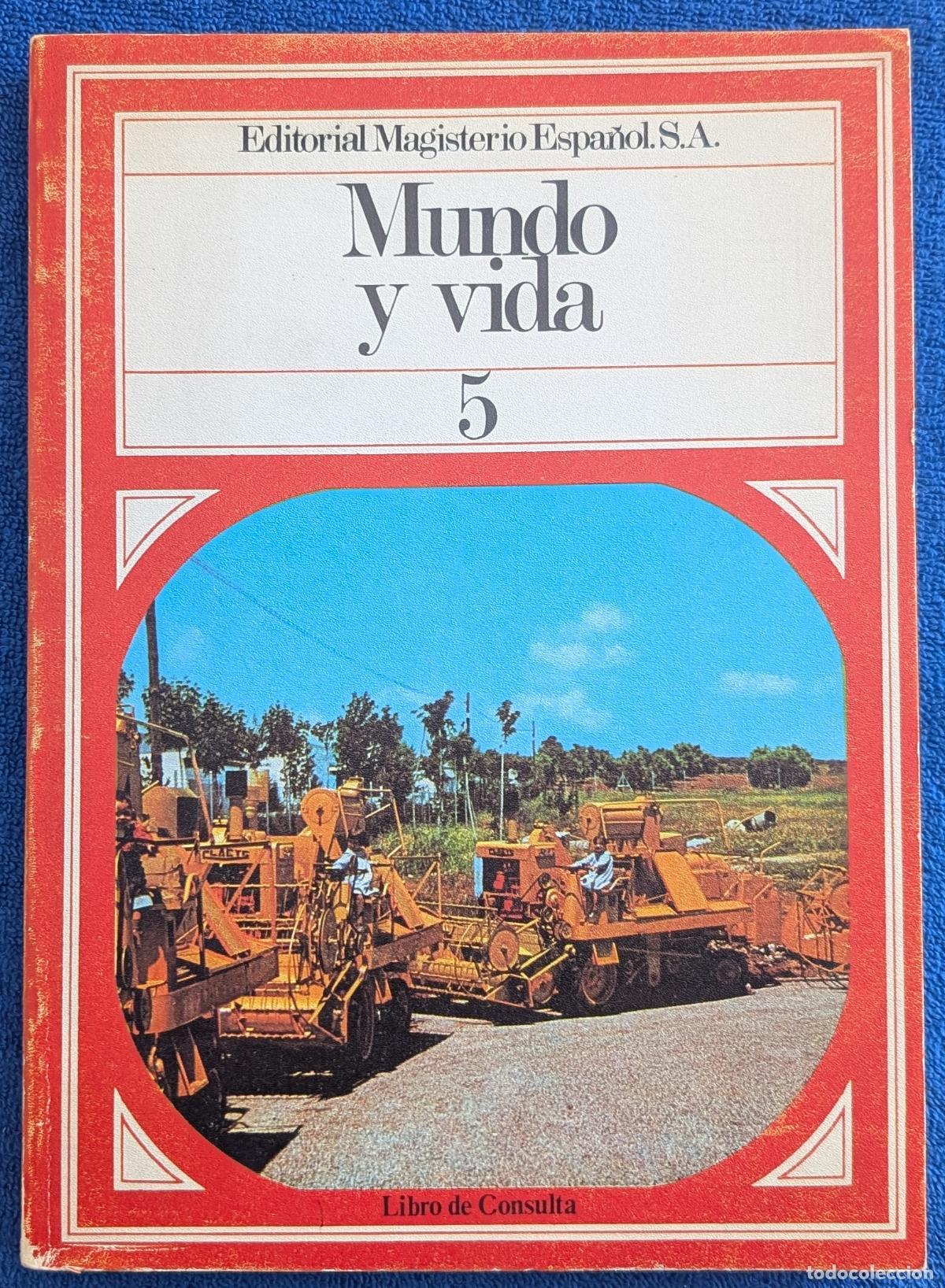 Libros de segunda mano: Mundo y vida 5 - Editorial Magisterio Espa&ntilde;ol